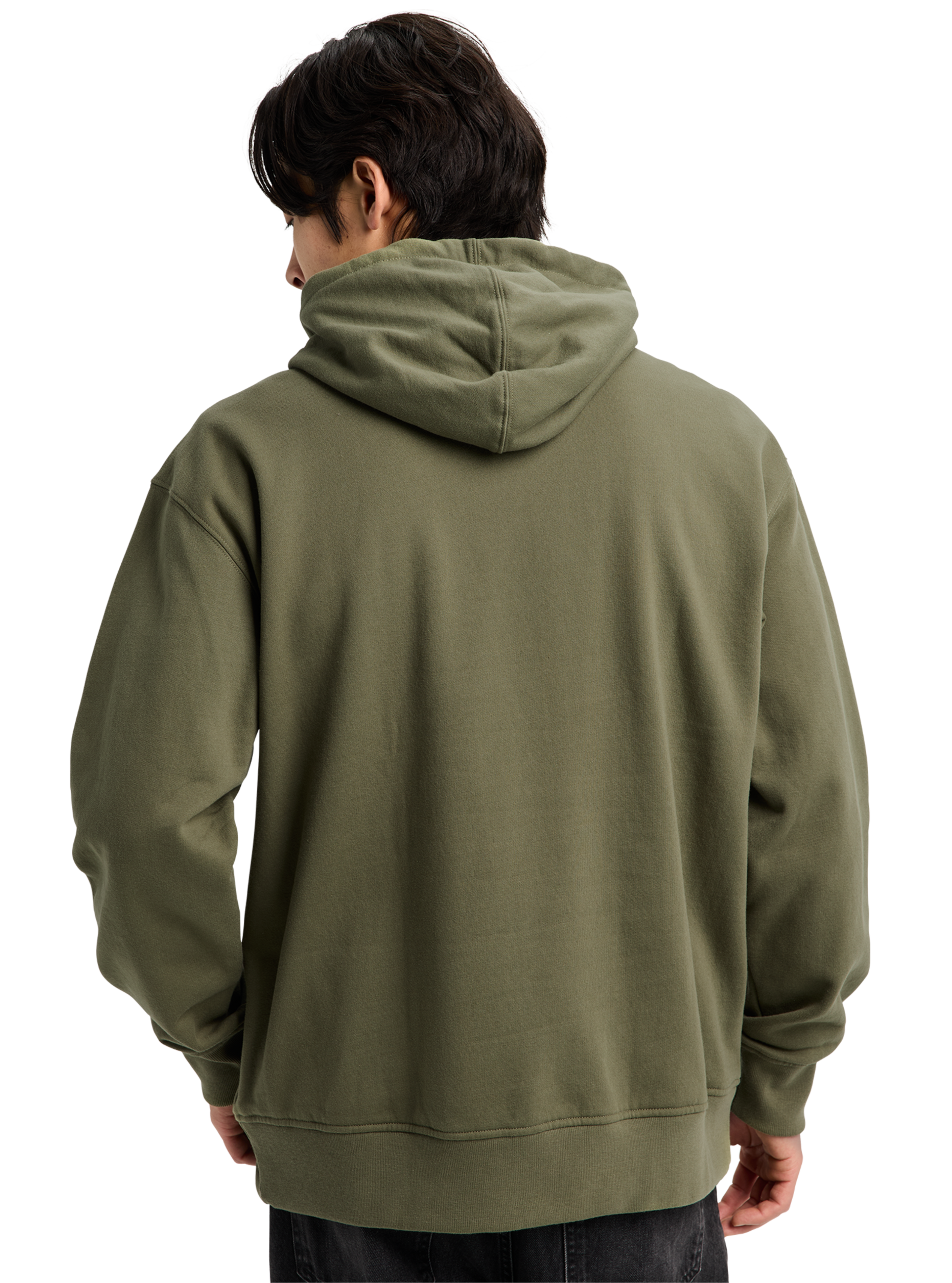 Burton Moretown hettegenser forest moss bomull
