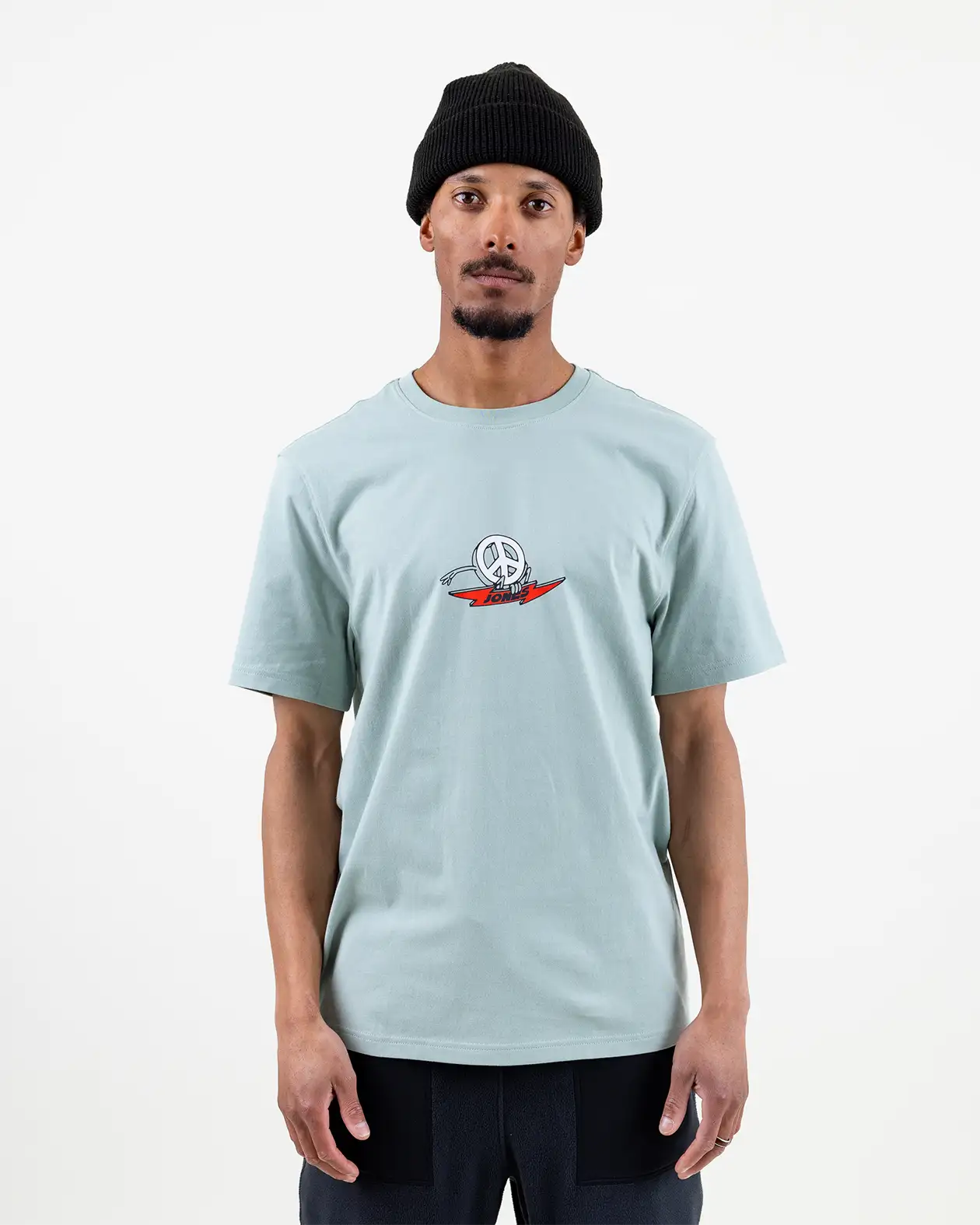 Jones Graphic Organic Cotton t-skjorte arctic blue økologisk