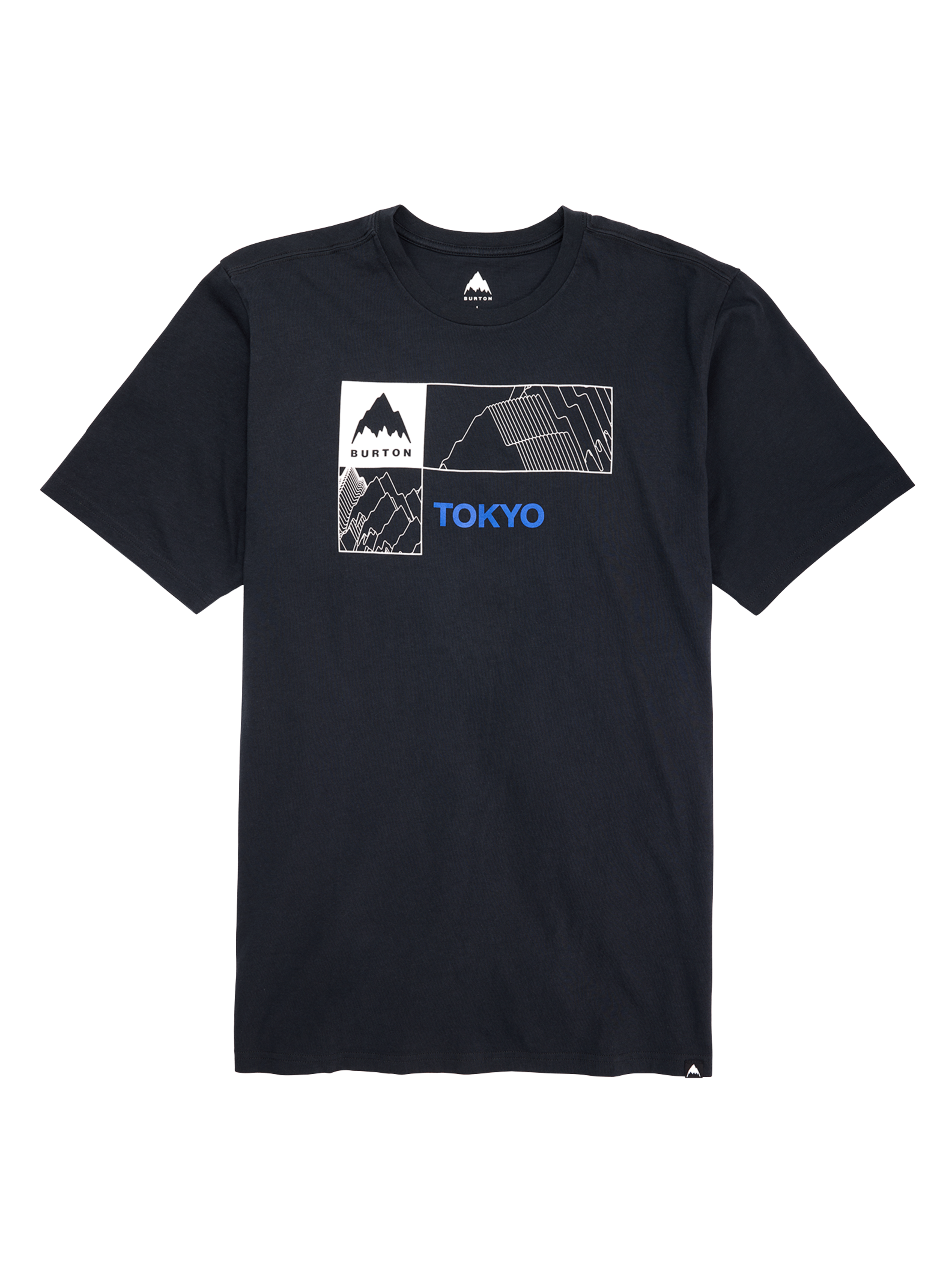Burton Local t-skjorte Burlington True Black bomull