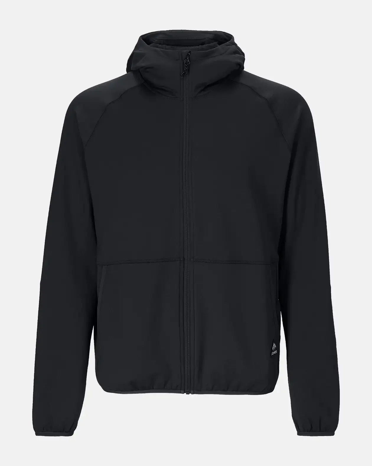 Jones Flagship Grid Fleece Hooded Jacket fleecejakke glacier gray resirkulert