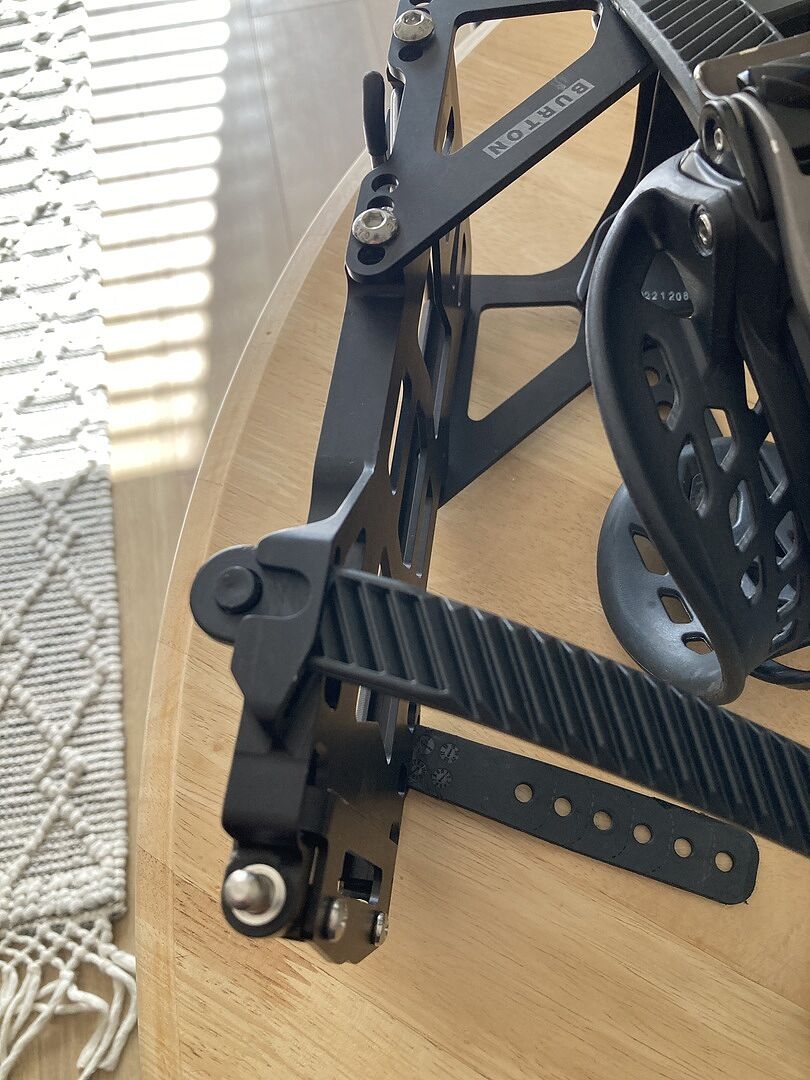 Burton Hitchhiker splitboardbinding svart Tesla T1