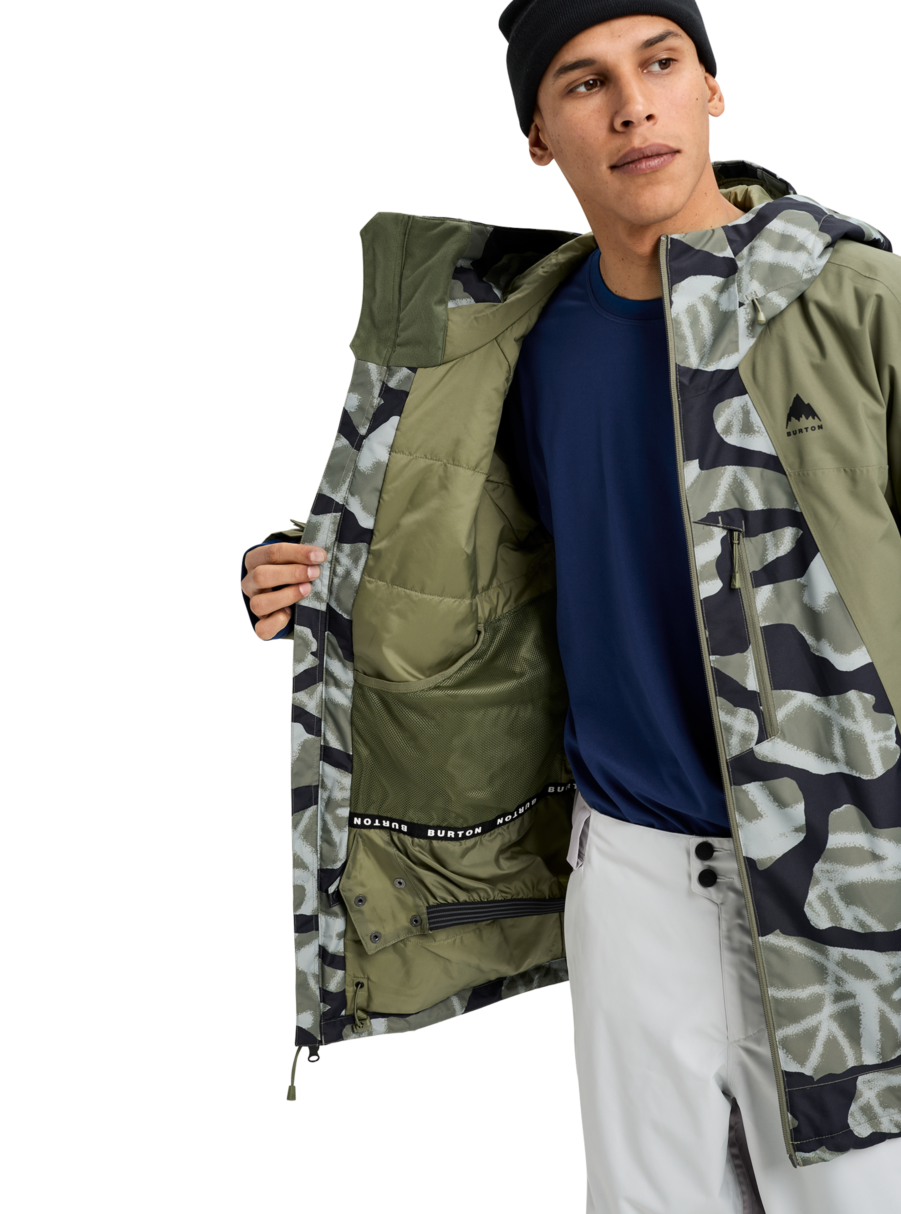 Burton Reserve 2L isolert skijakke Light Teal – vanntett