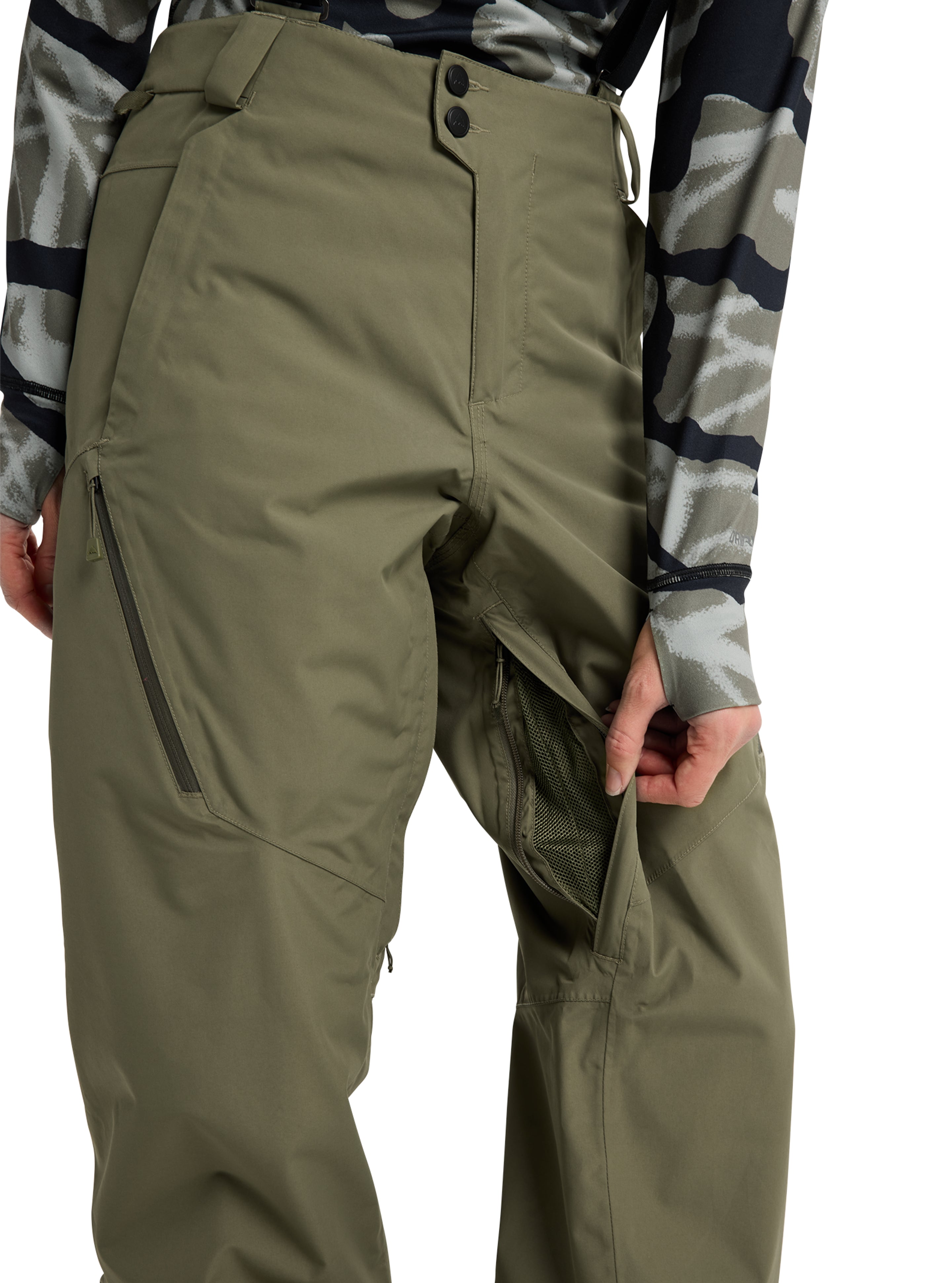 Burton Reserve 2L 3-in-1 snowboardbukse Forest Moss vanntett
