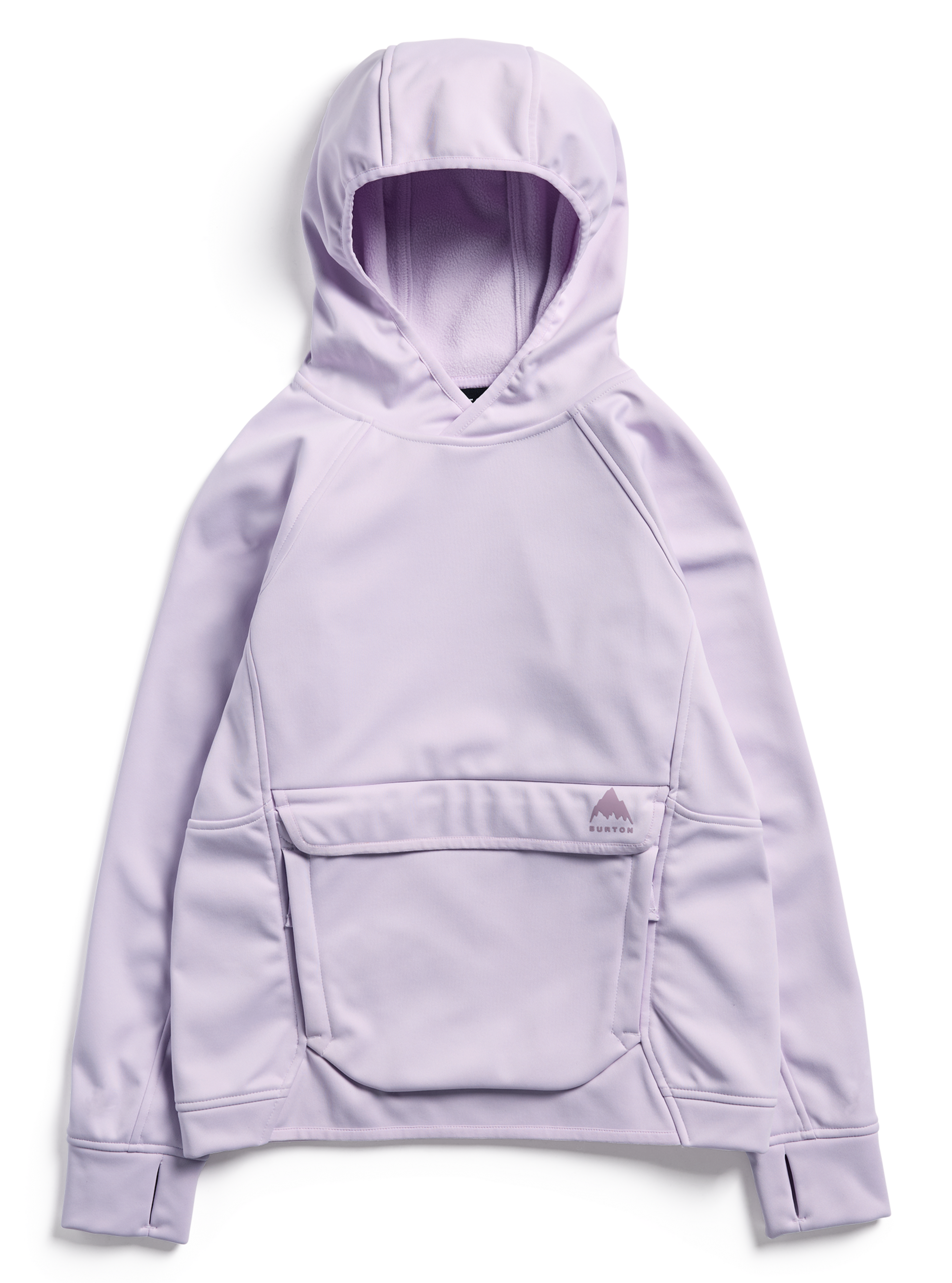 Burton Crown Weatherproof Riding Pullover hoodie barn Moondust Purple vanntett