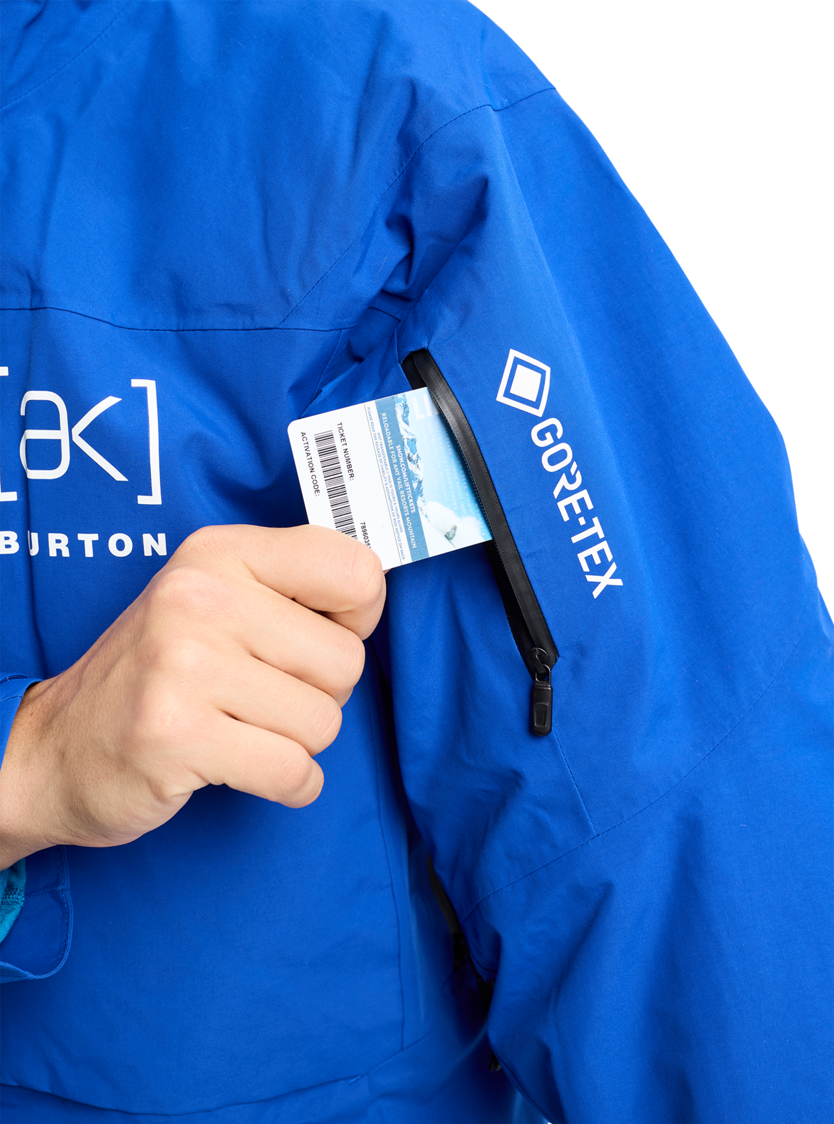 Burton [ak] Helitack GORE-TEX jakke herre jake blue isolert