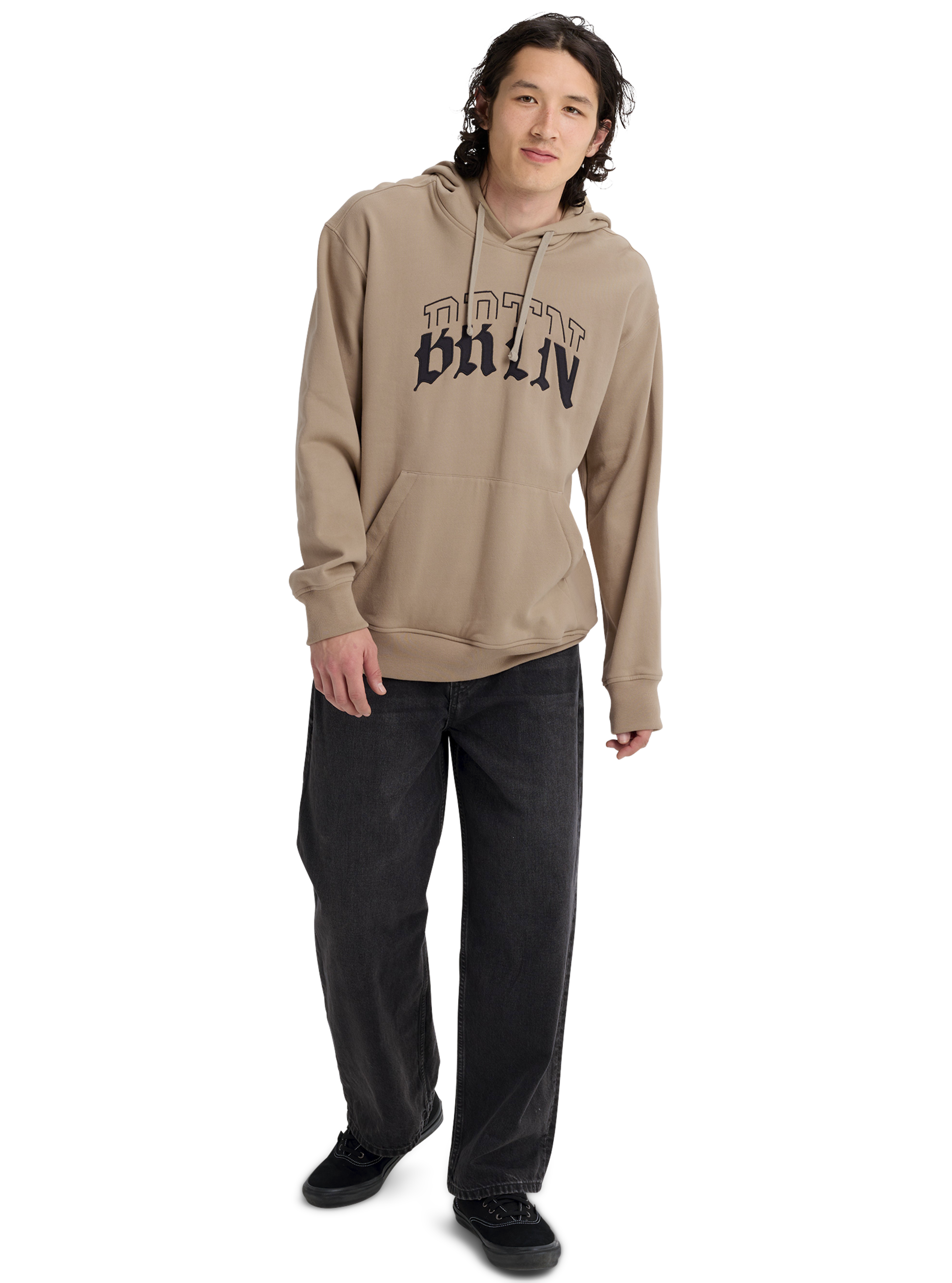 Burton Varsity hettegenser Summit Taupe økologisk bomull