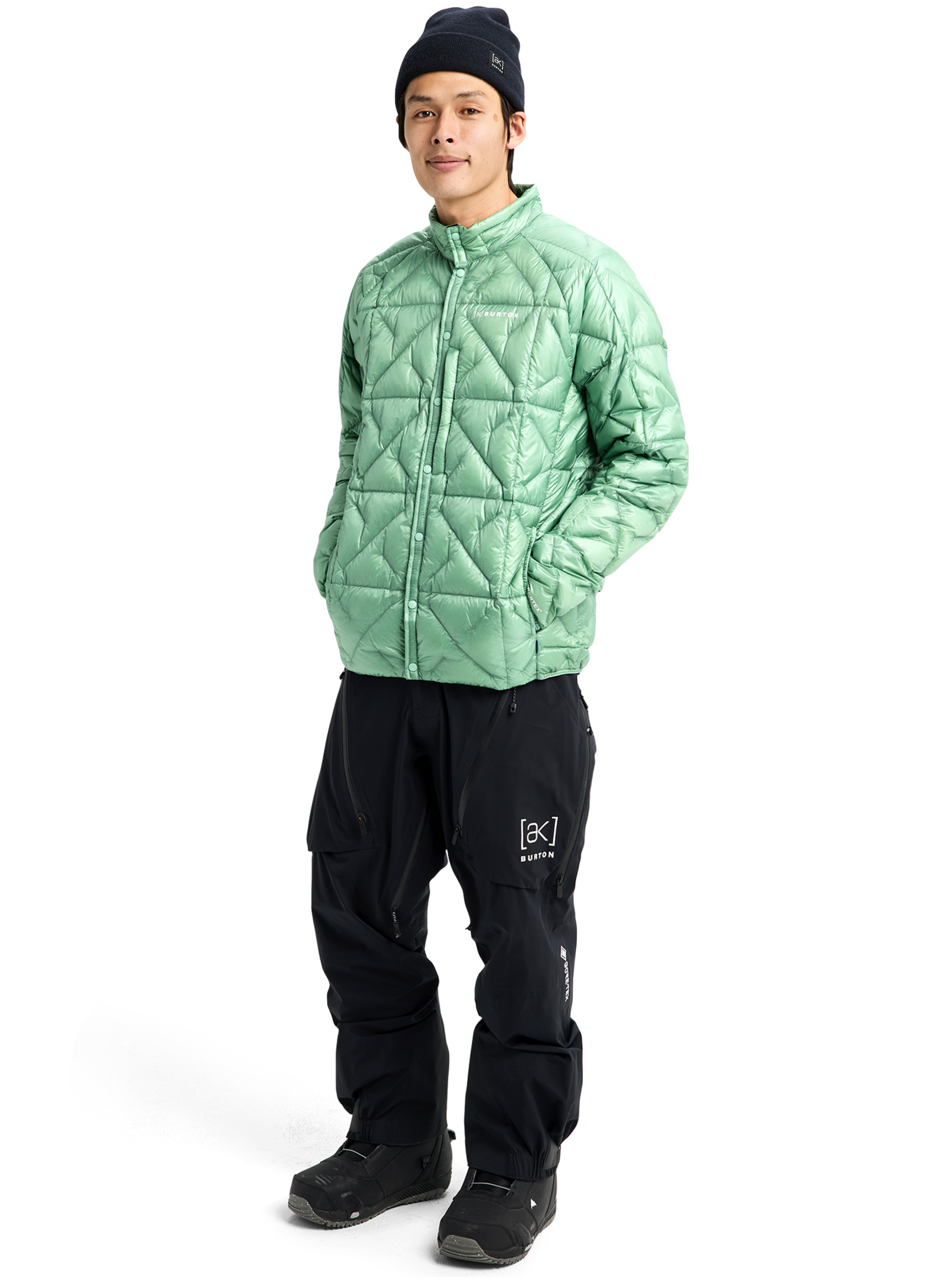 Burton [ak] Baker Ultralight dunjakke herre Soft Sage lett