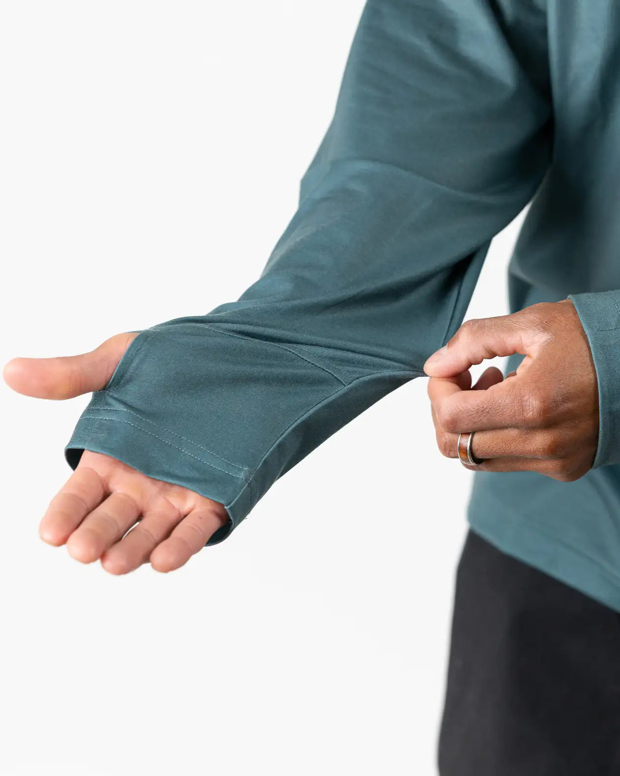 Jones Shastarama Recycled hoodie Moss Green lett base
