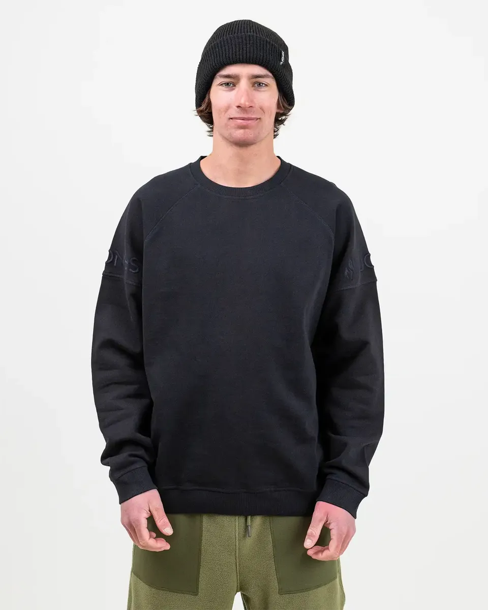 Jones Sierra Organic Cotton sweatshirt stealth black økologisk
