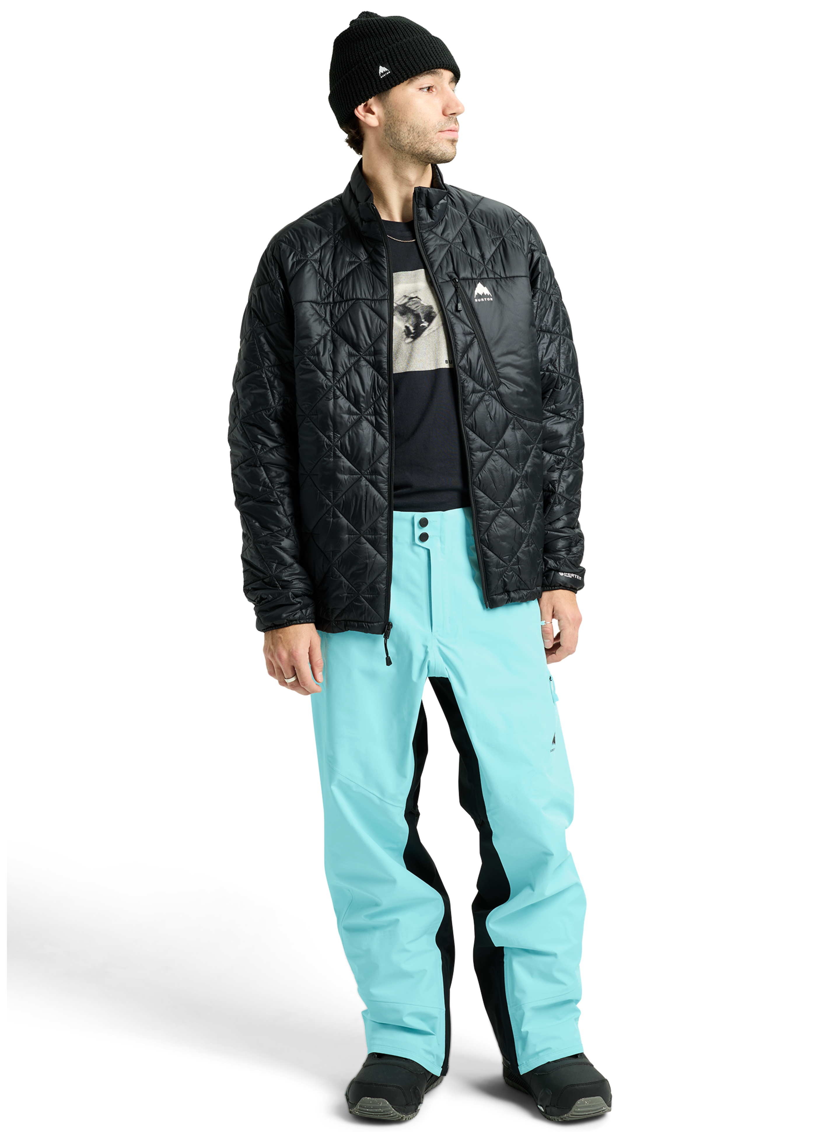 Burton Reserve skallbukse 3L Light Teal 3-lags pustende