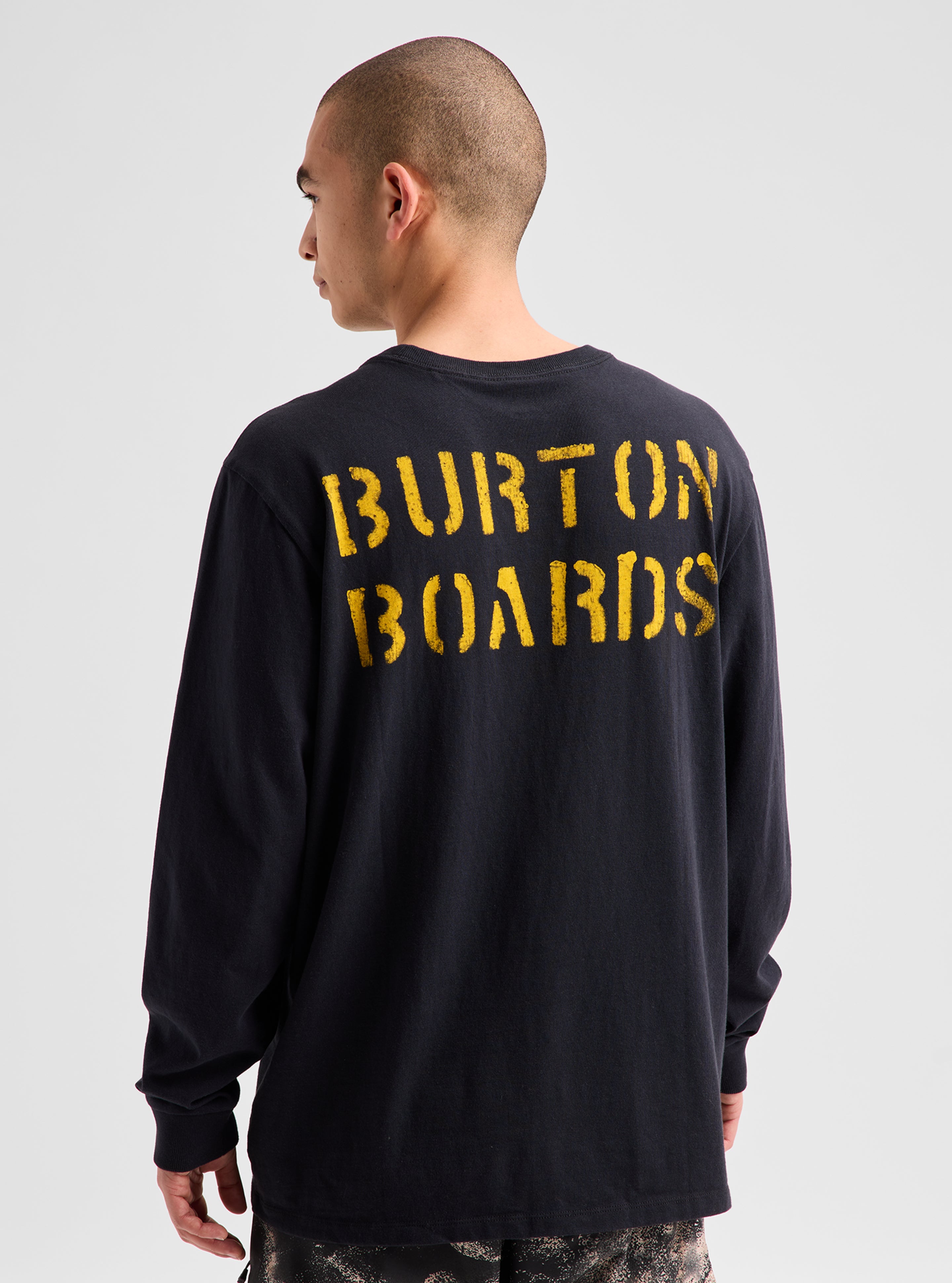 Burton Protomark langermet t-skjorte True Black økologisk bomull