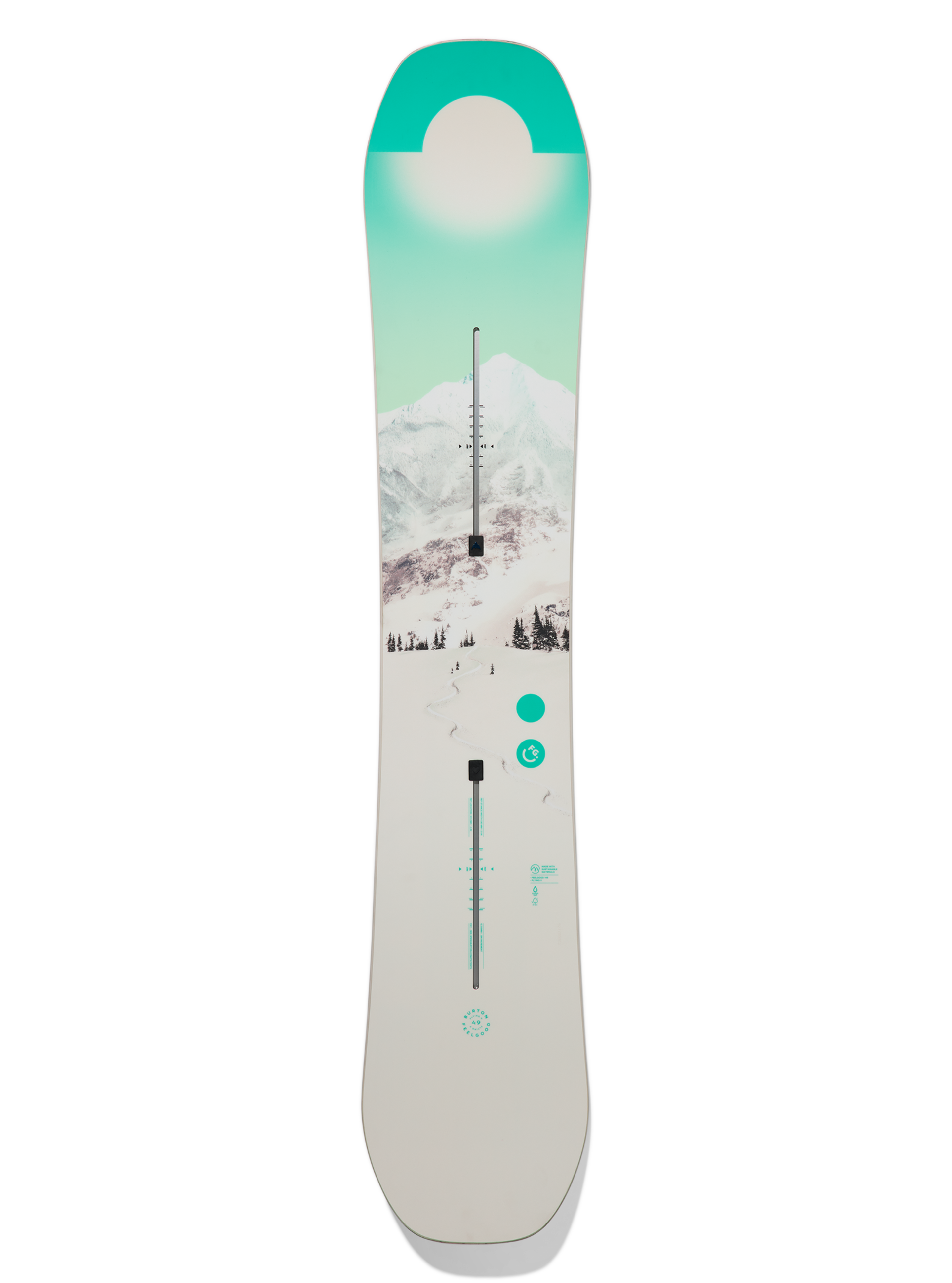 Burton Feelgood Flying V snowboard dame First Tracks 149 pudder