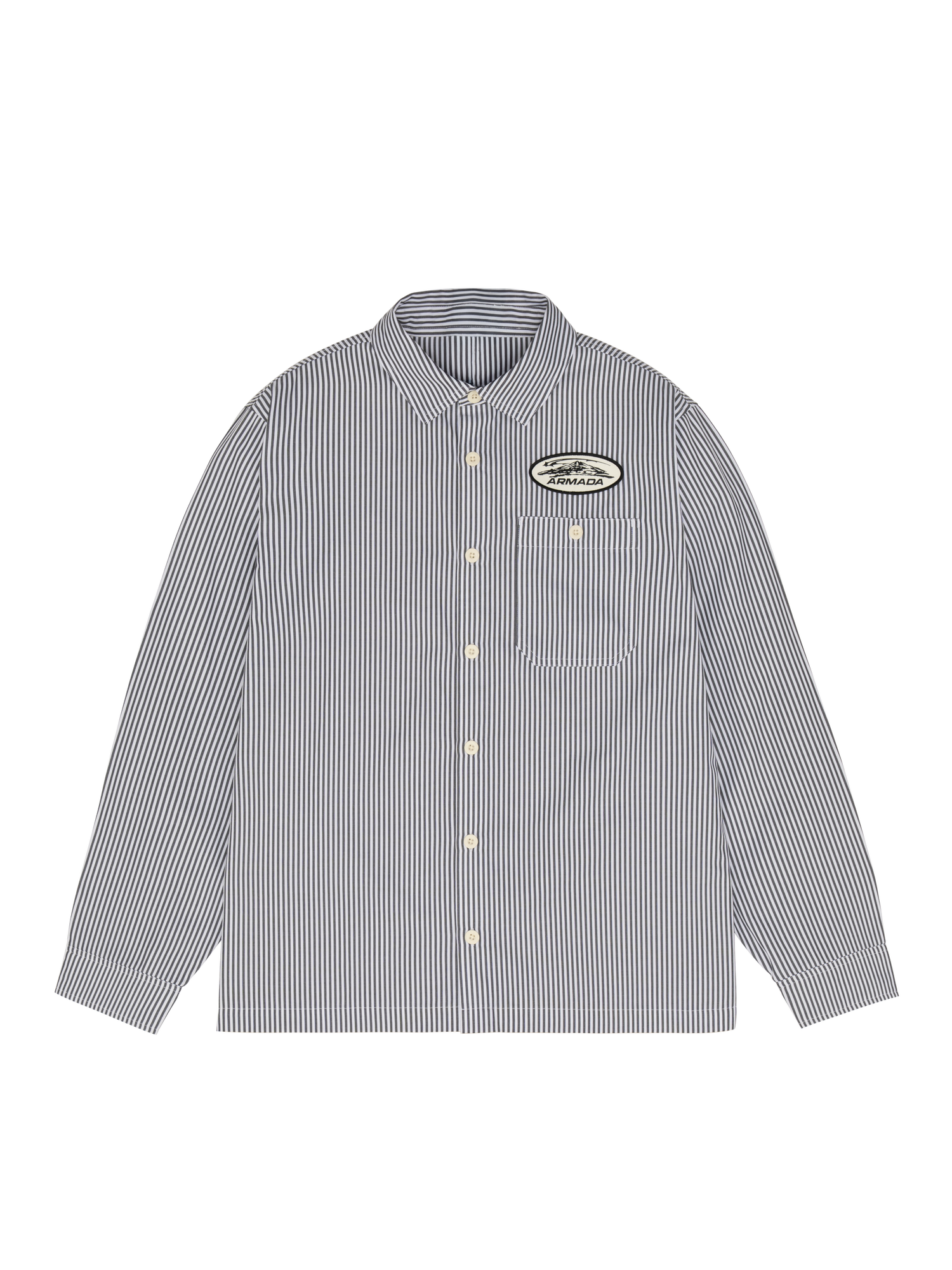 Armada Gas Up Shirt skjorte Hickory Stripe M