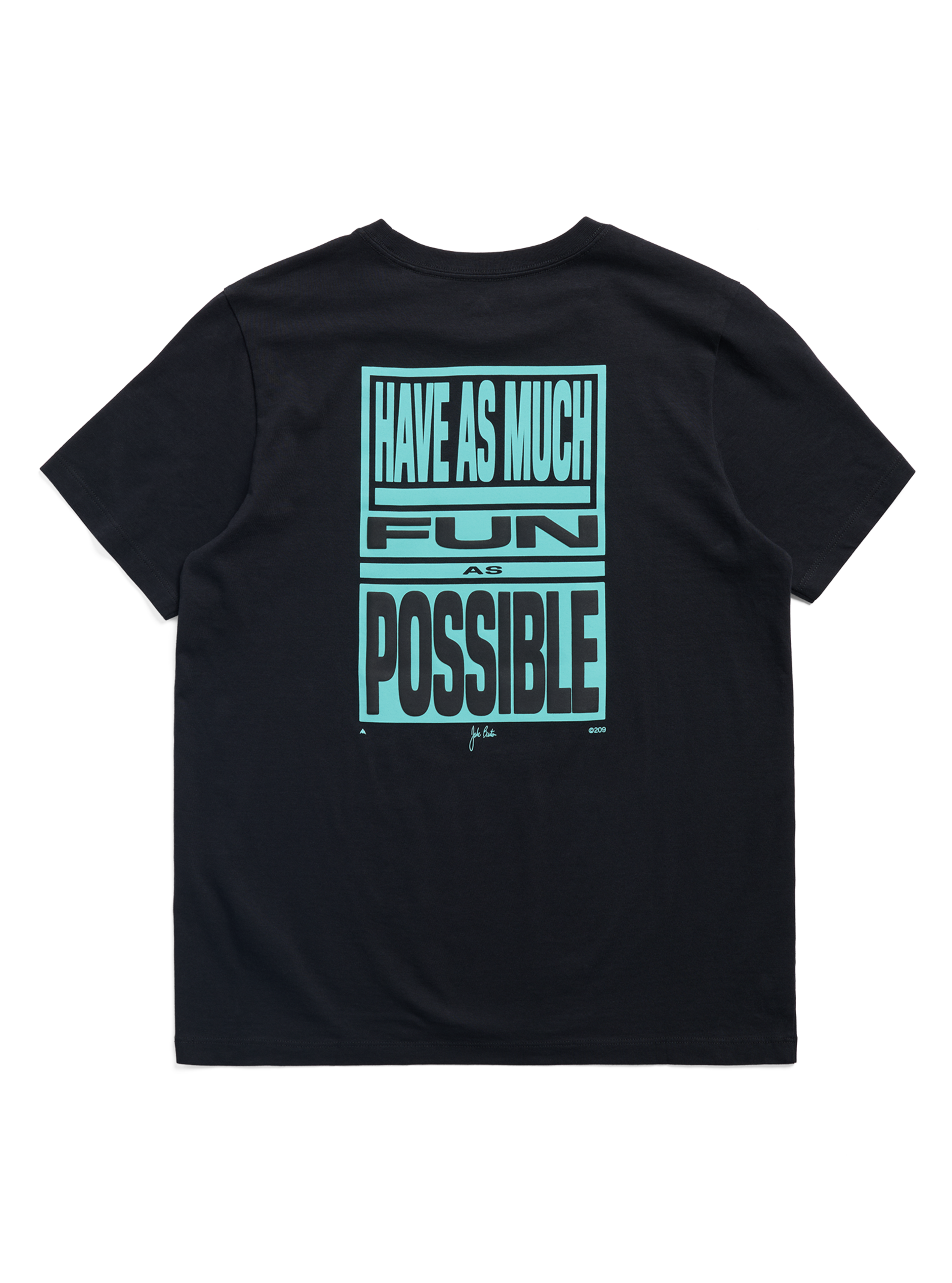 Burton From Burton to the World t-skjorte True Black bomull