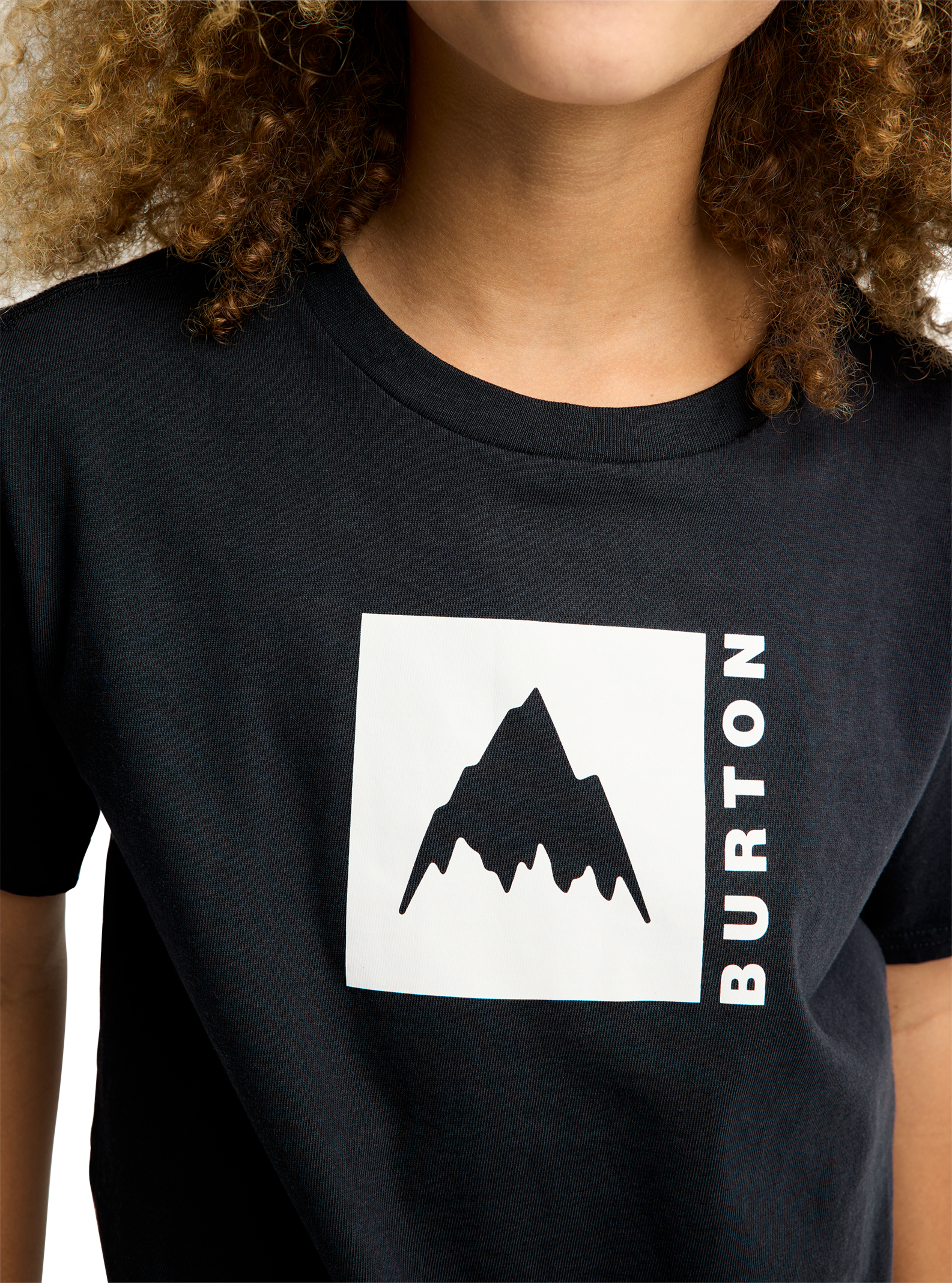 Burton Classic Mountain T-skjorte barn Moondust Purple