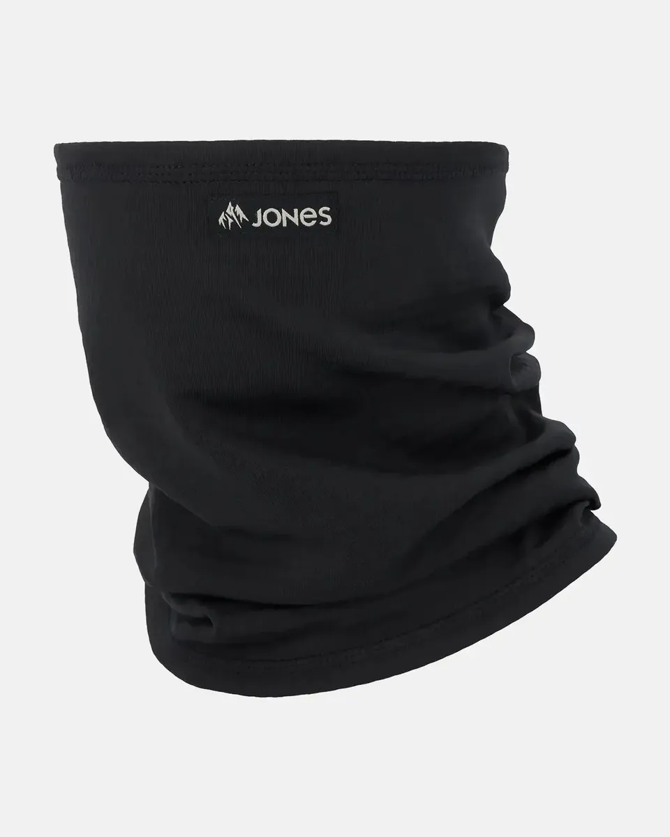 Jones Grid Fleece halsvarmer Stealth Black myk