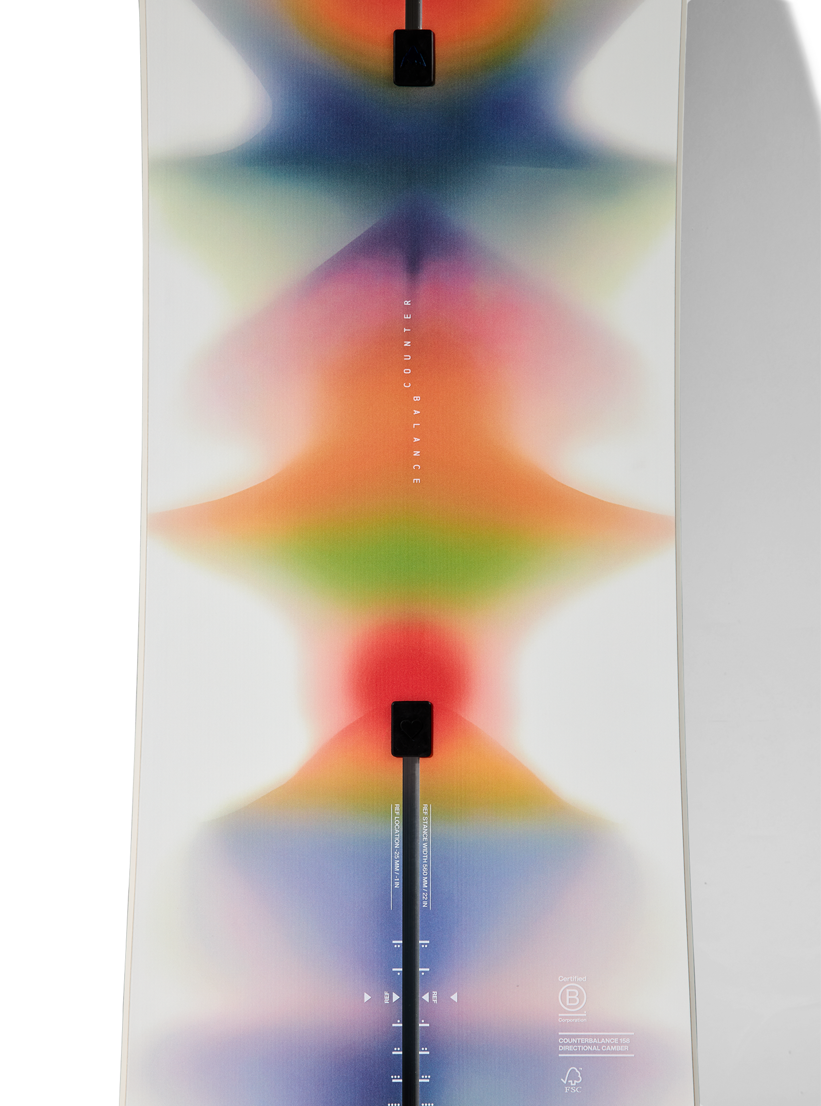 Burton Counterbalance Camber snowbrett Sun Glow directional