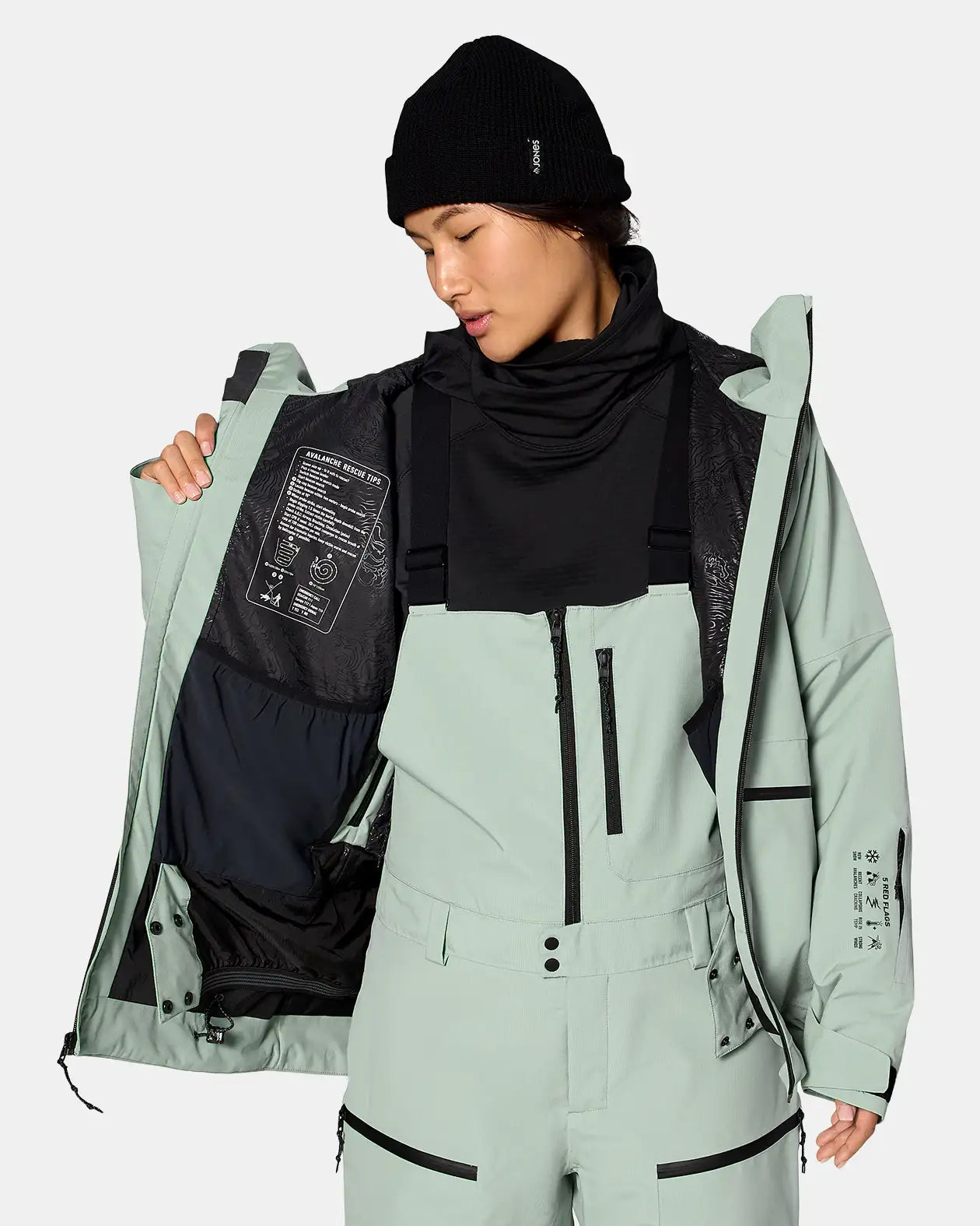 Jones MTN Surf Insulated jakke dame glacier gray 20K