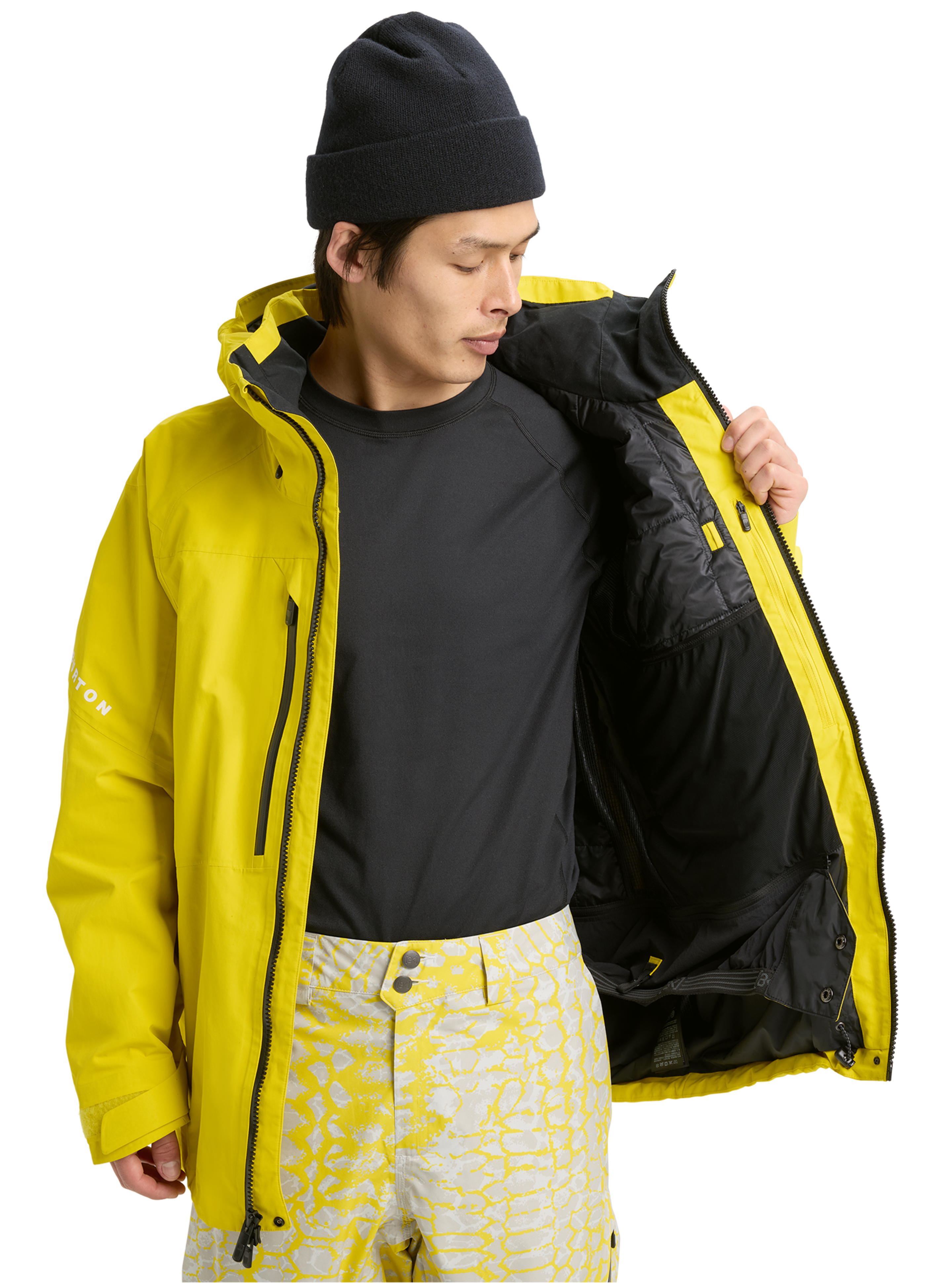 Burton [ak] Swash GORE-TEX 2L jakke gul isolert