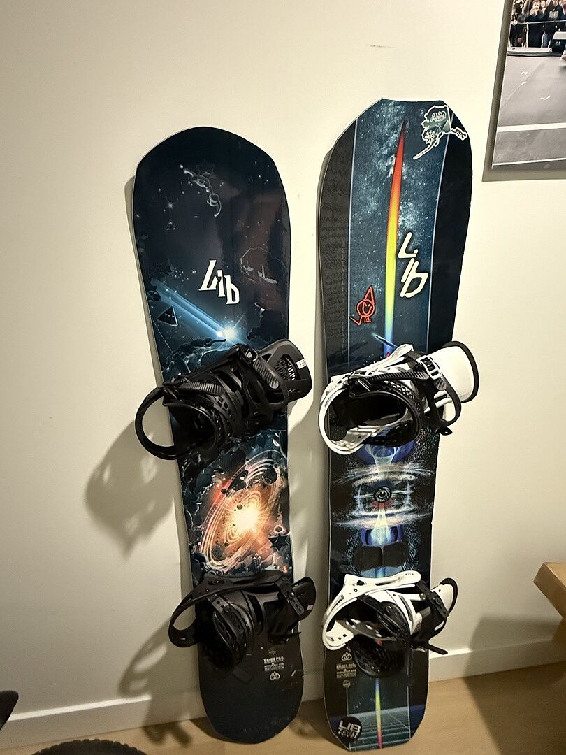 Burton Genesis binding herre Svart med stropper