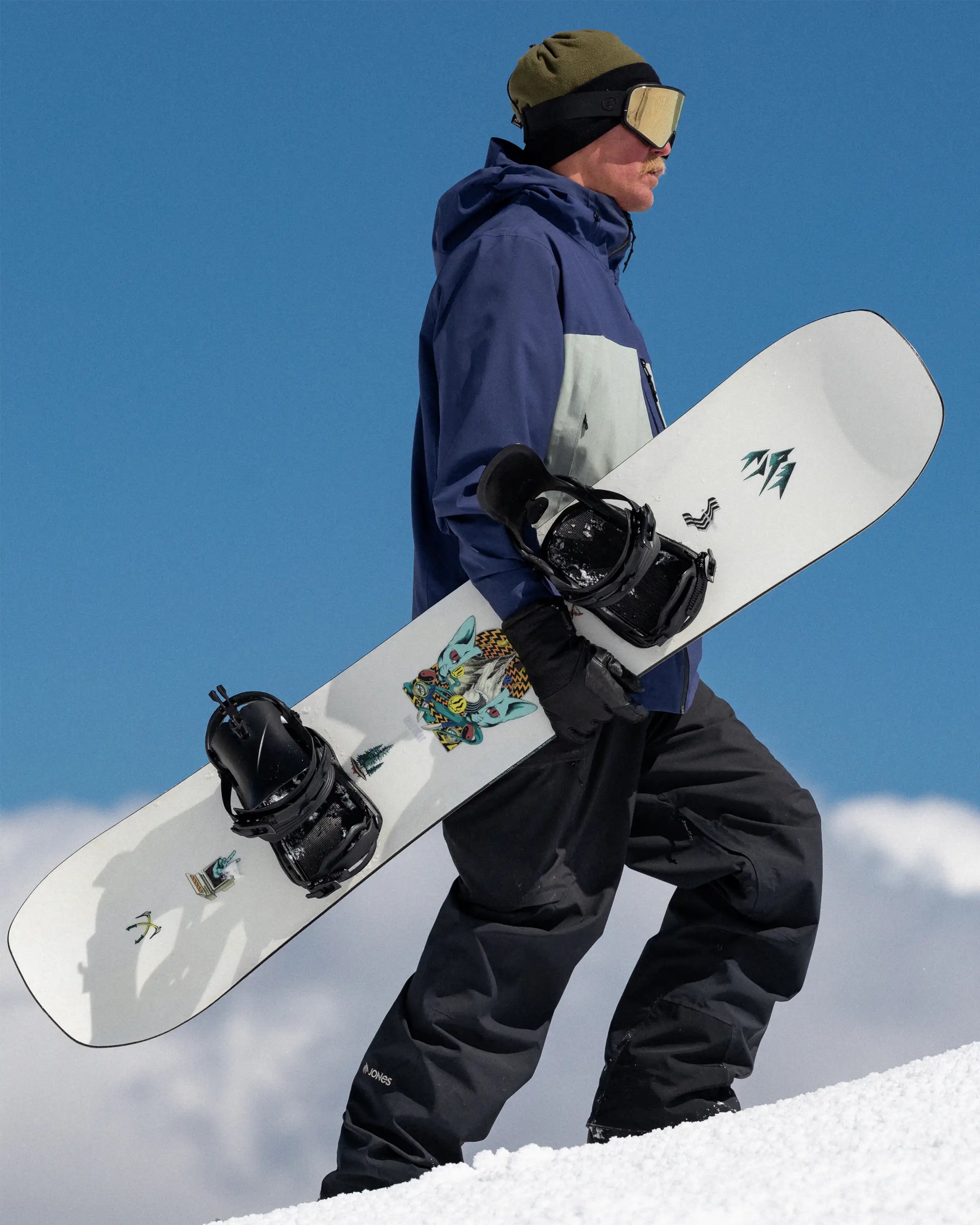 Jones Rally Cat snowboard herre 156 myk camber