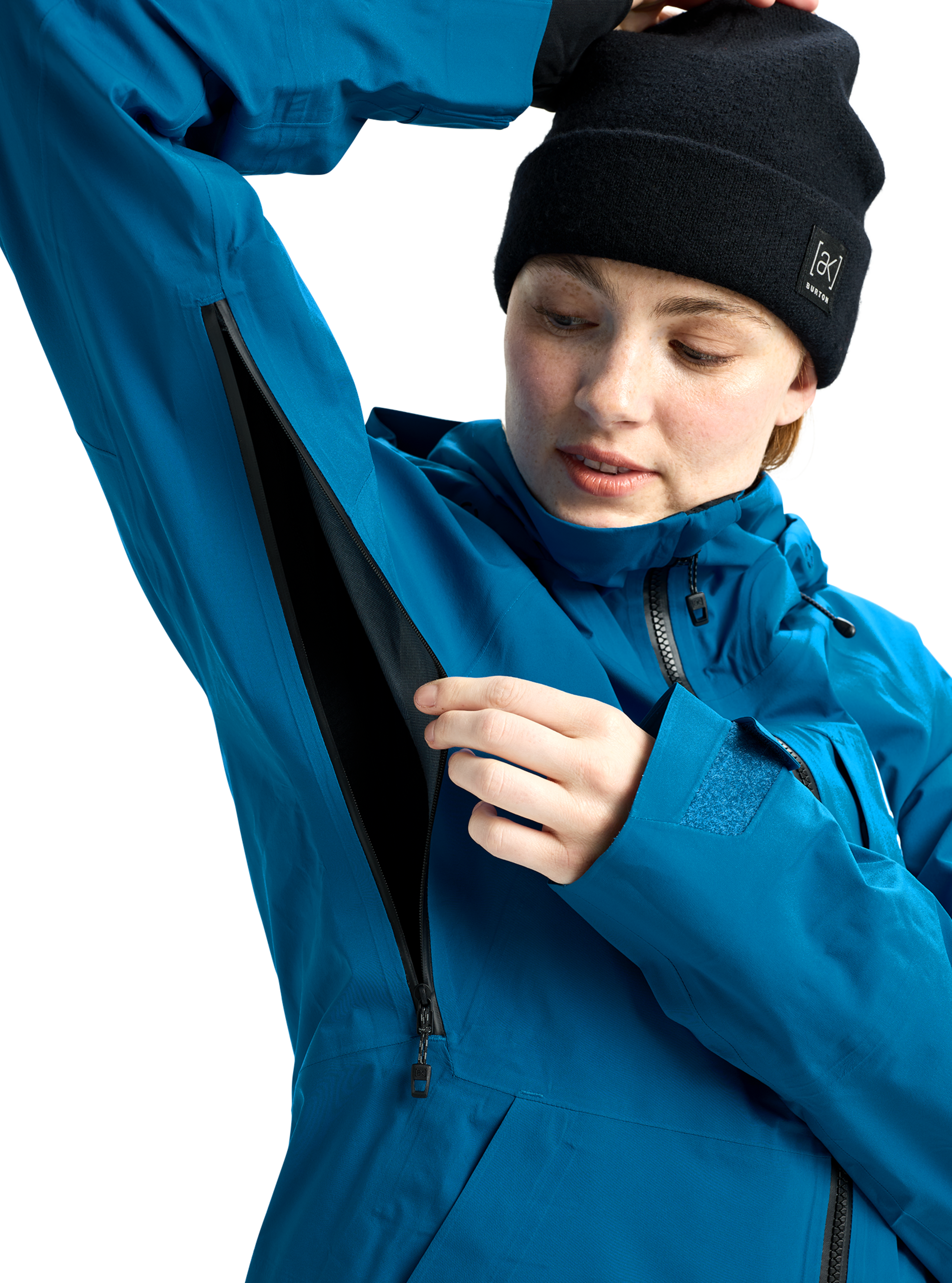 Burton ak Kimmy GORE-TEX 3L Stretch jakke Blue Teal vanntett