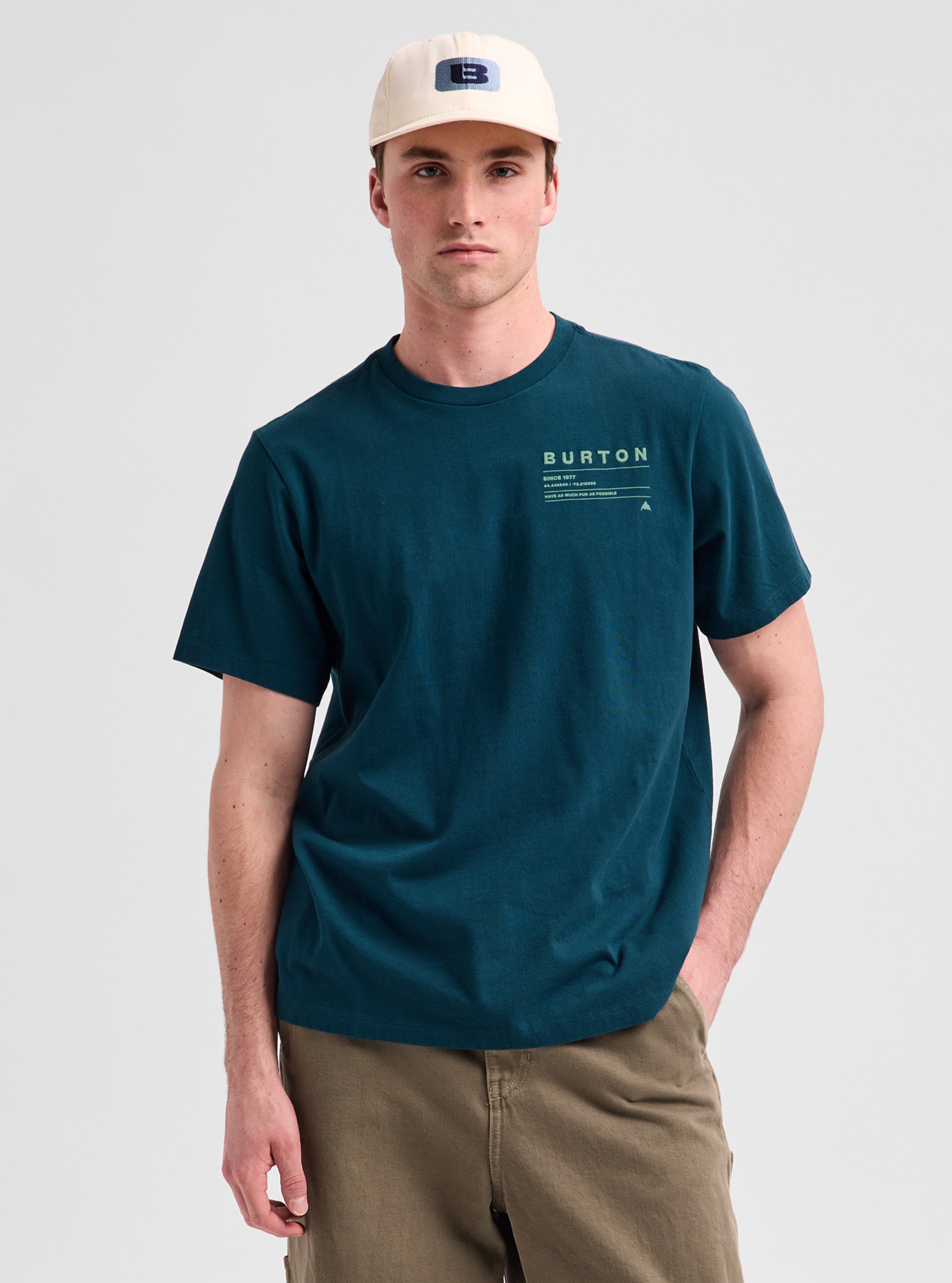 Burton Moretown t-skjorte True Black bomull
