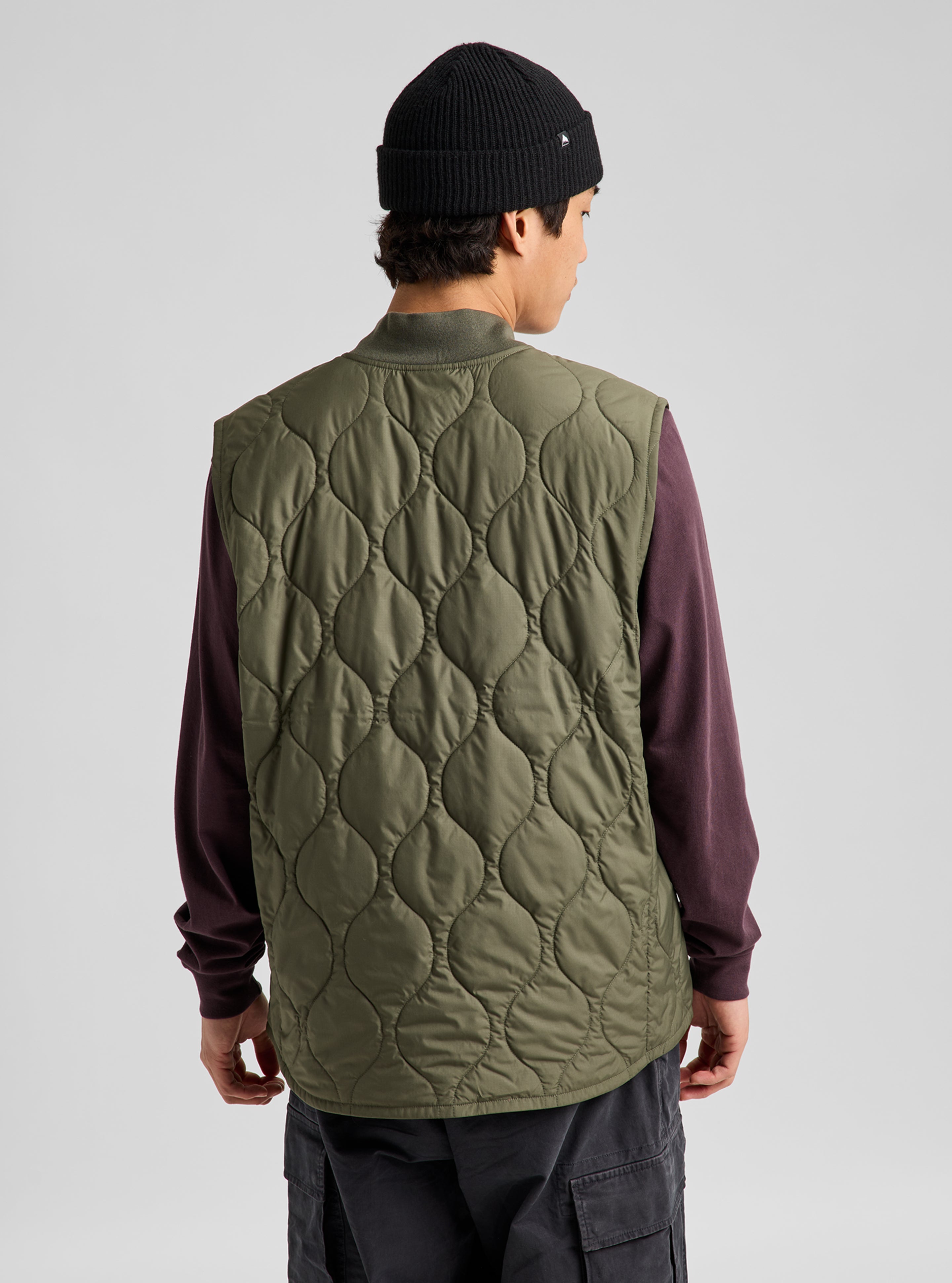 Burton Quilted Synthetic vest 100g True Black