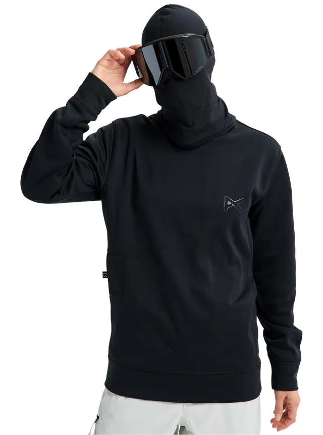 Burton Anon MFI Crewneck Pullover fleecegenser svart