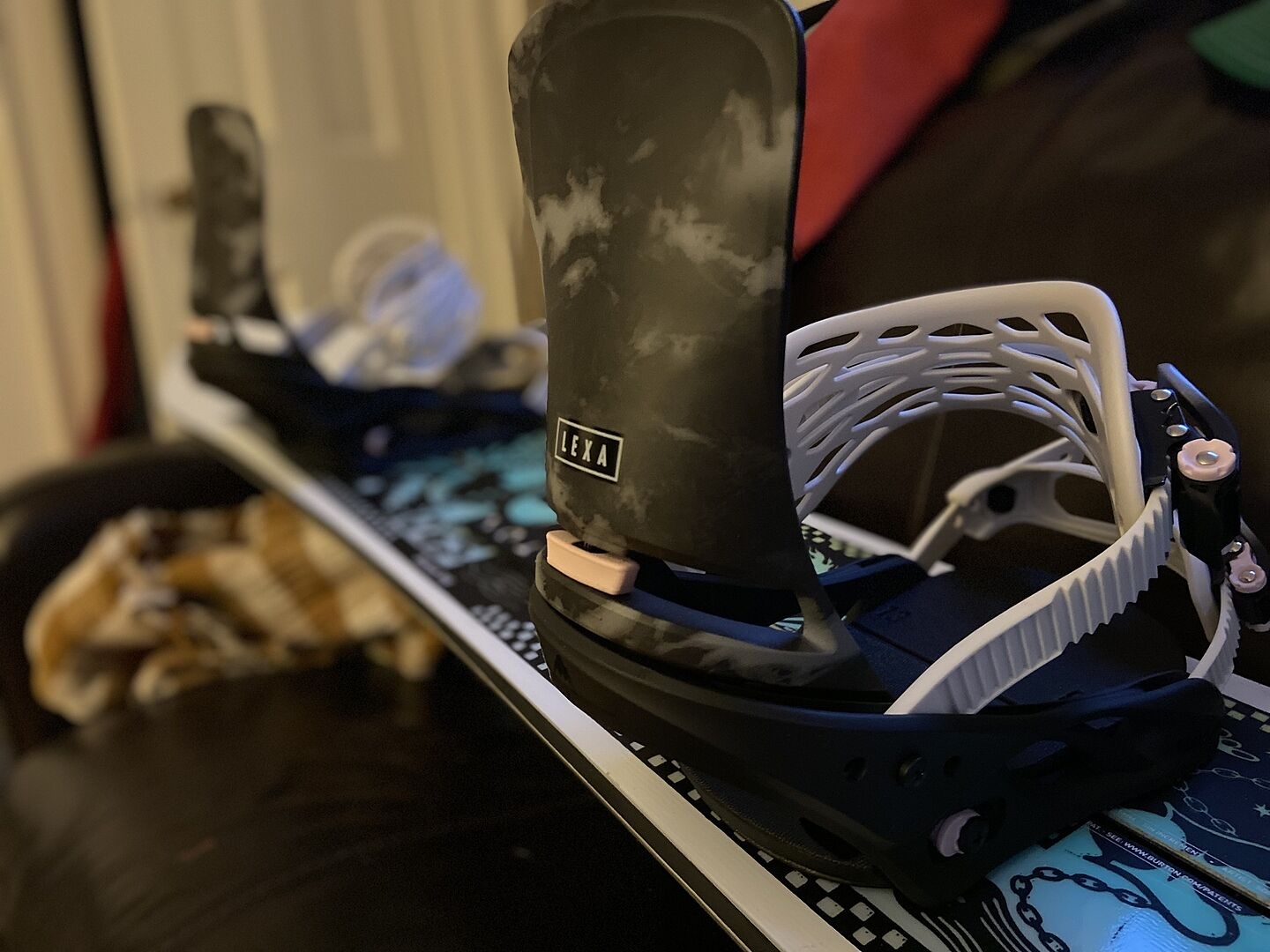Burton Lexa snowboardbinding Black S dempet