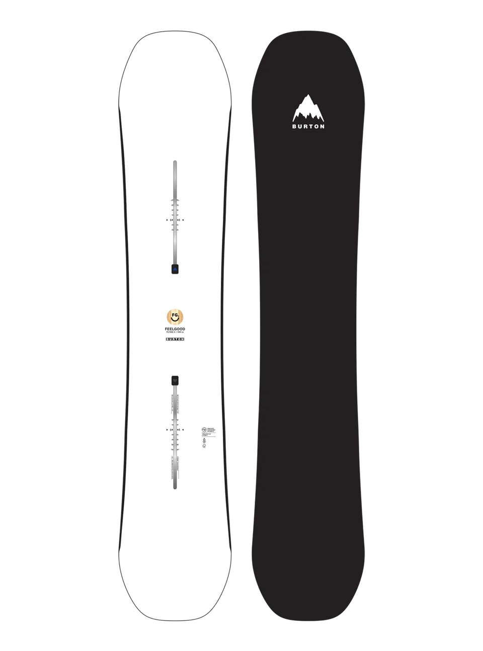 Burton Feelgood Flying V snowboard dame White 149 allmountain