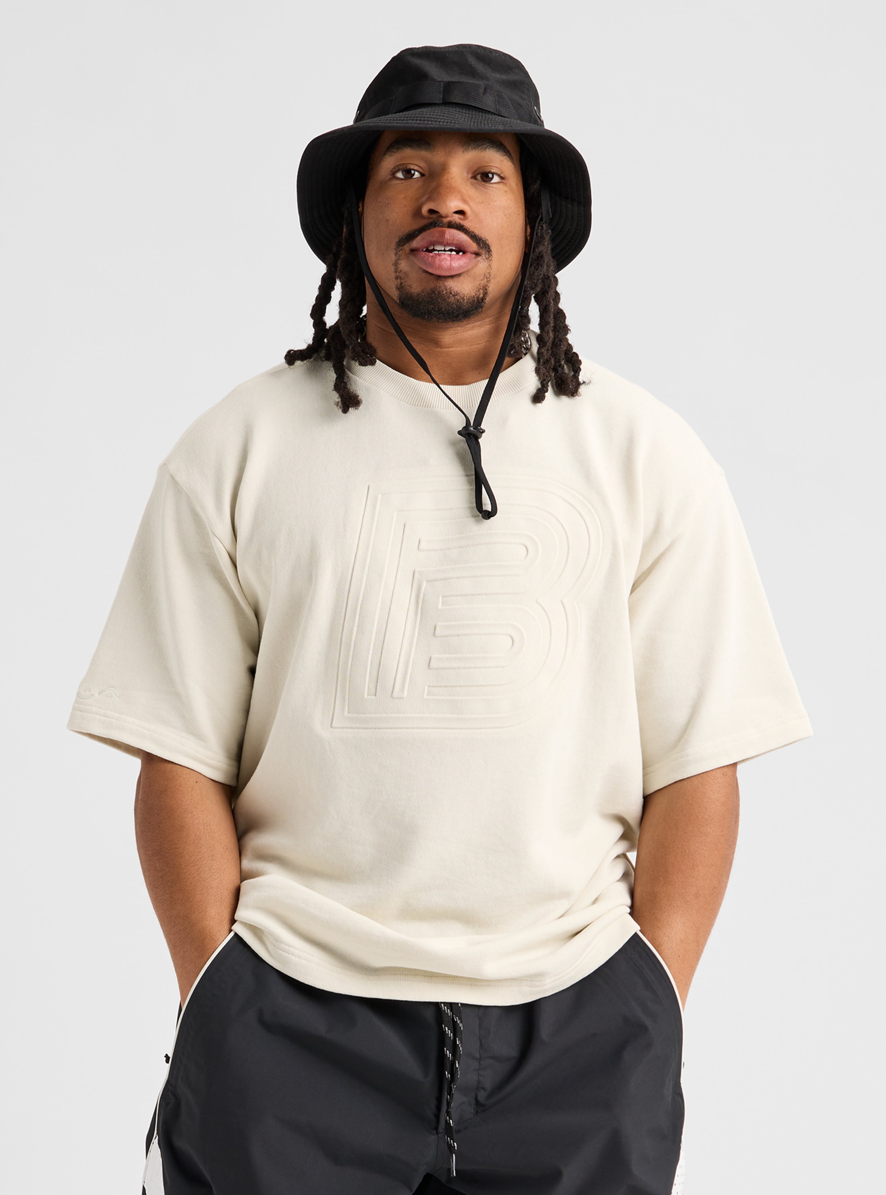 Burton Baggy B T-skjorte Lunar Sand økologisk bomull