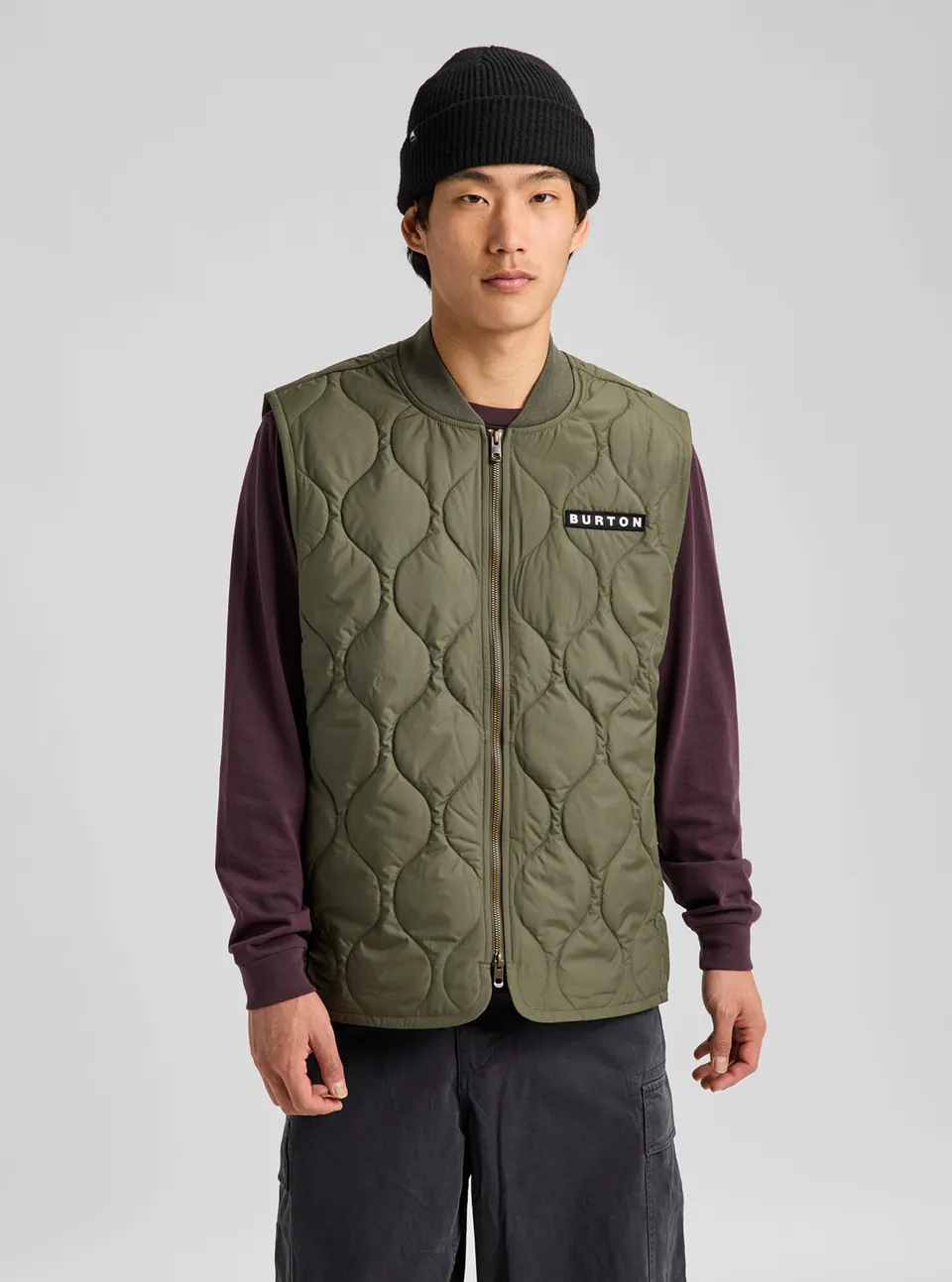 Burton Quilted Synthetic vest 100g True Black