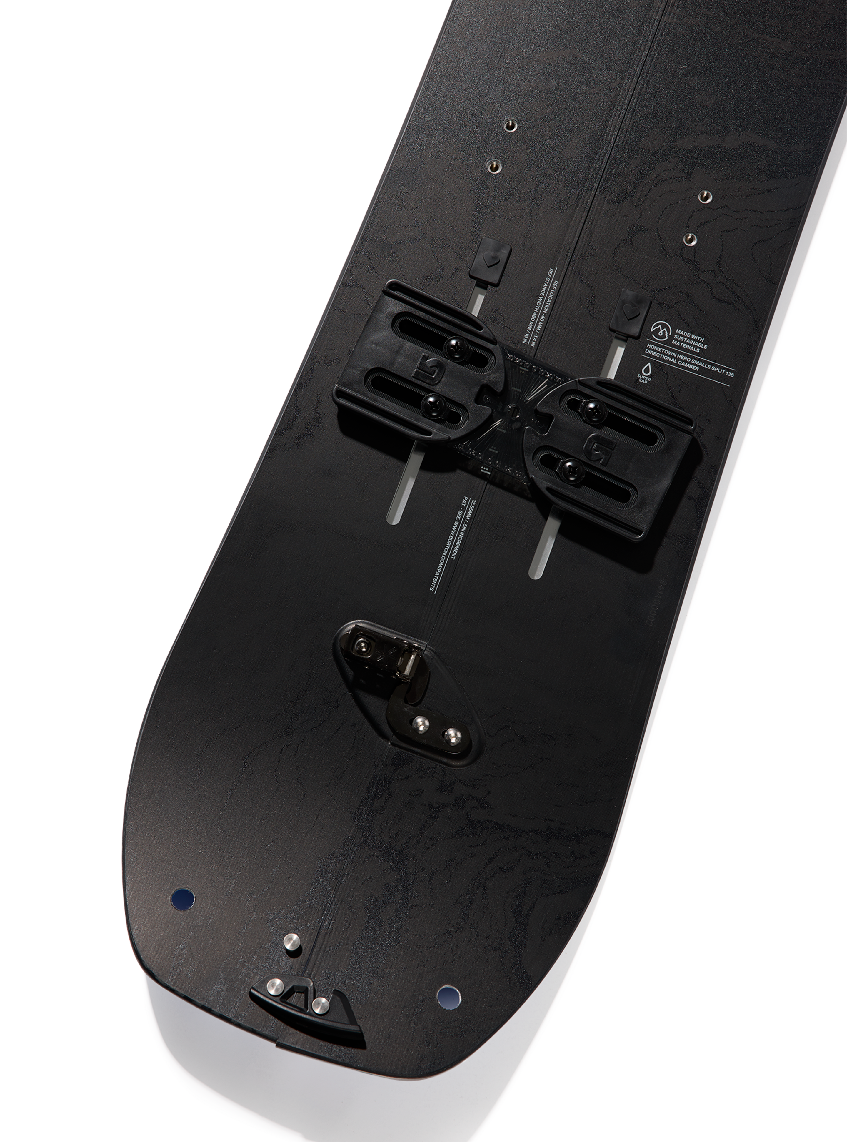 Burton Family Tree Hometown Hero Smalls splitboard 135 Graphic barn