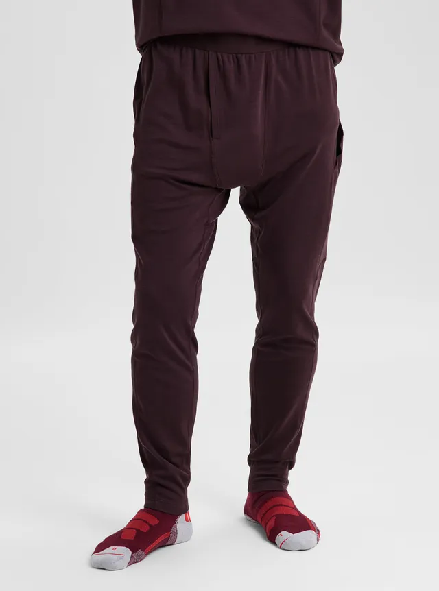 Burton Merino Blend Midweight underbukse herre bear hug brown ull