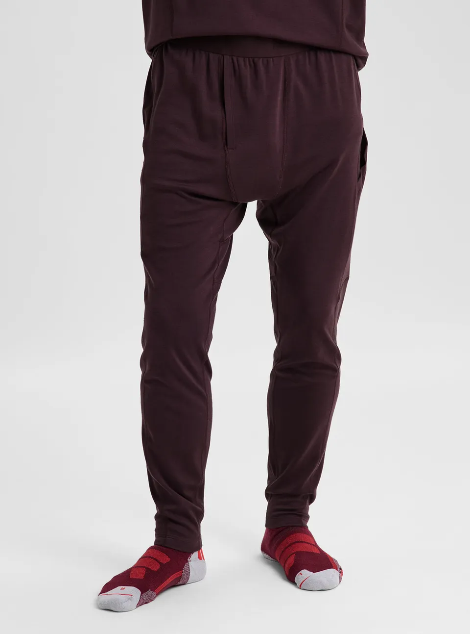 Burton Merino Blend Midweight underbukse herre bear hug brown ull