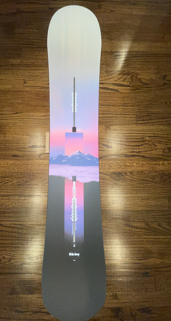 Burton Hideaway Flat Top snowboard dame graphic leken