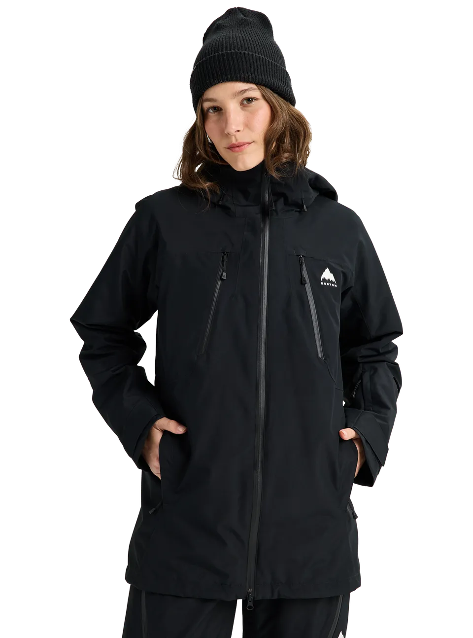 Burton Reserve 2L 3-in-1 jakke dame True Black vanntett