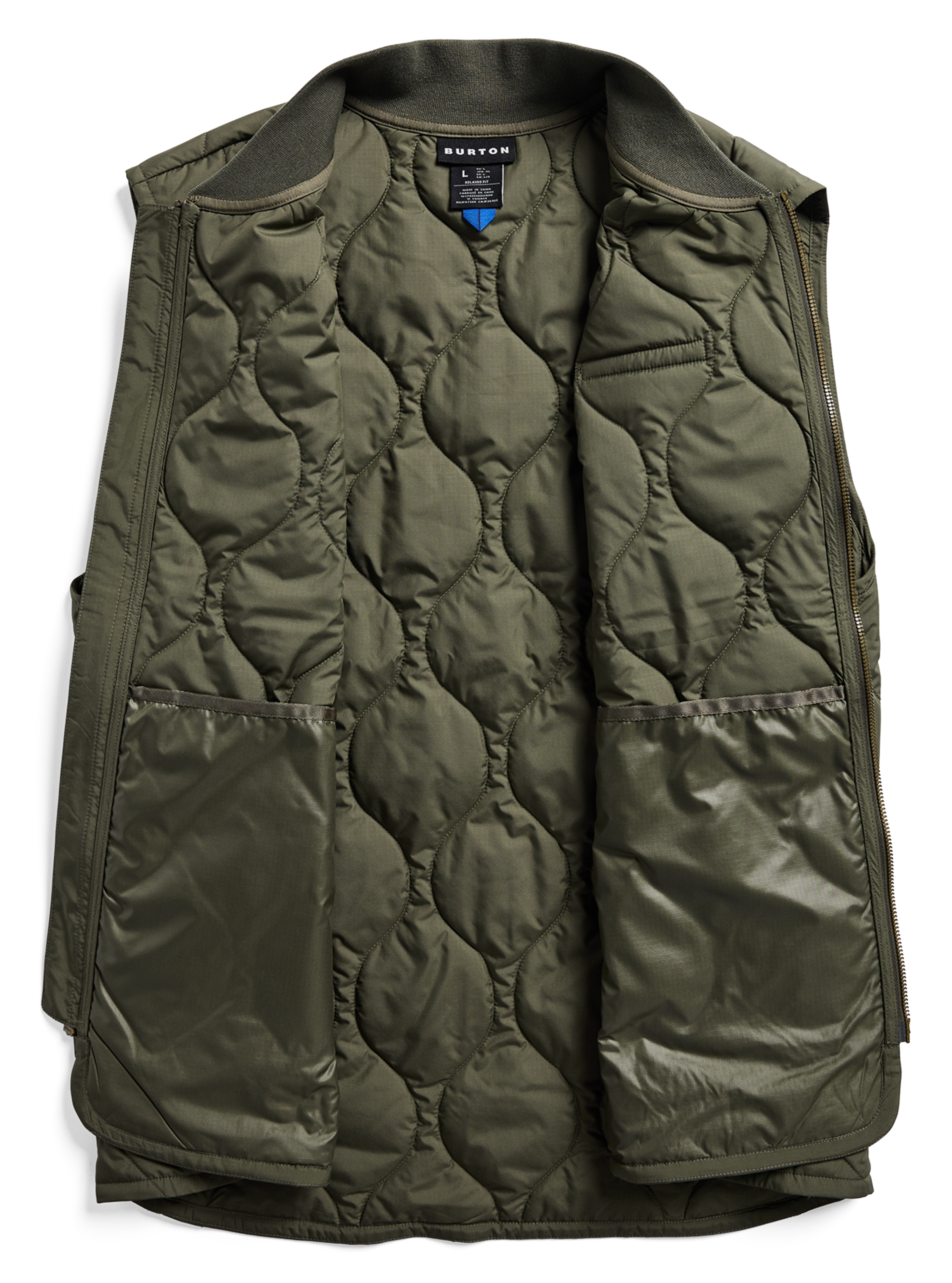 Burton Quilted Synthetic vest 100g True Black