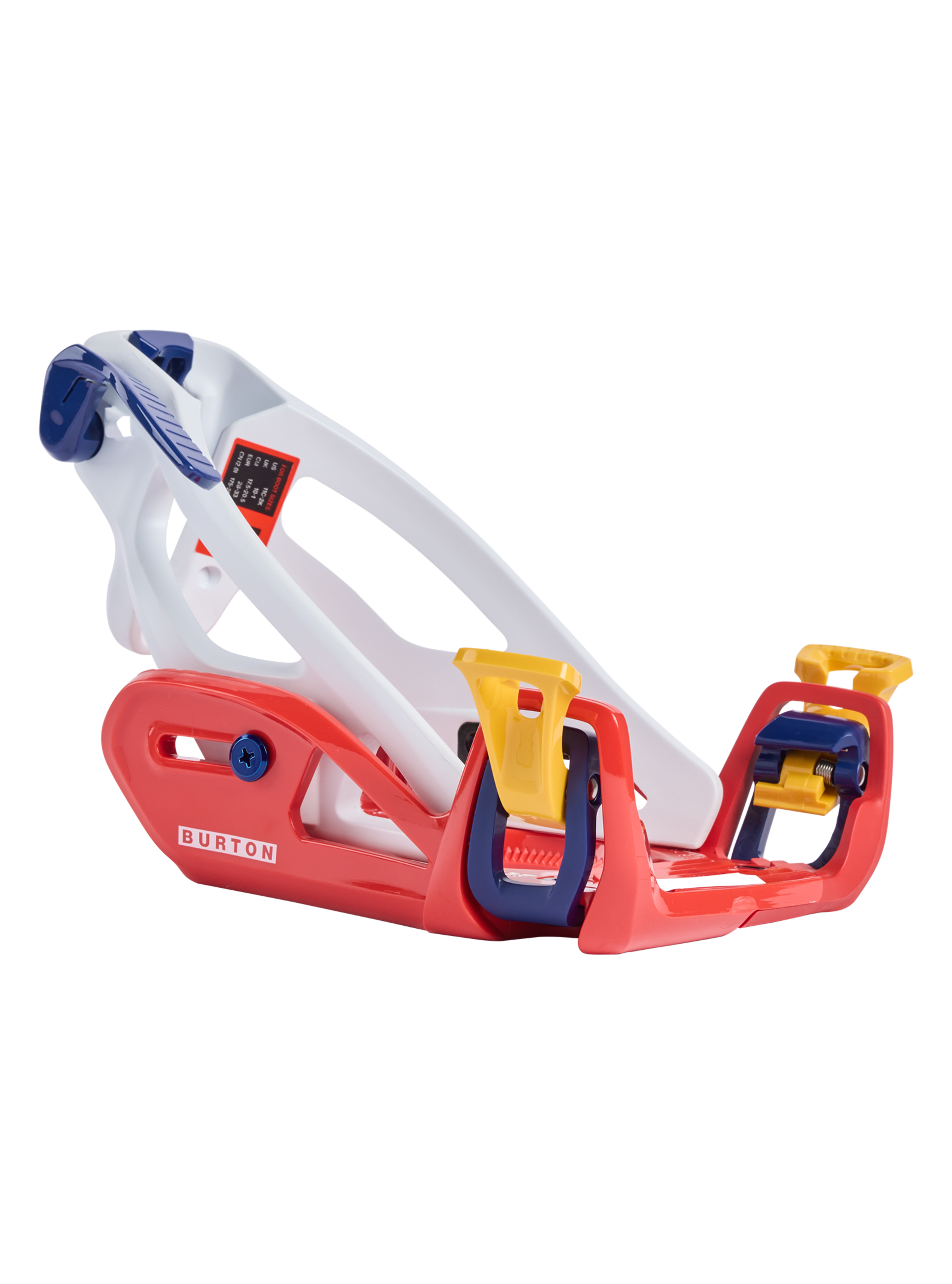 Burton Step On Grom binding barn White Multi