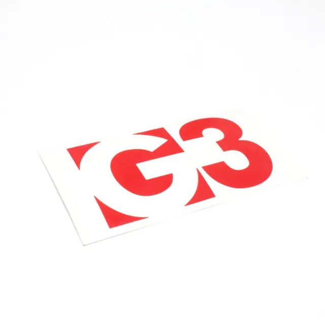 Genuine Guide Gear G3 klistremerke vinyl svart large