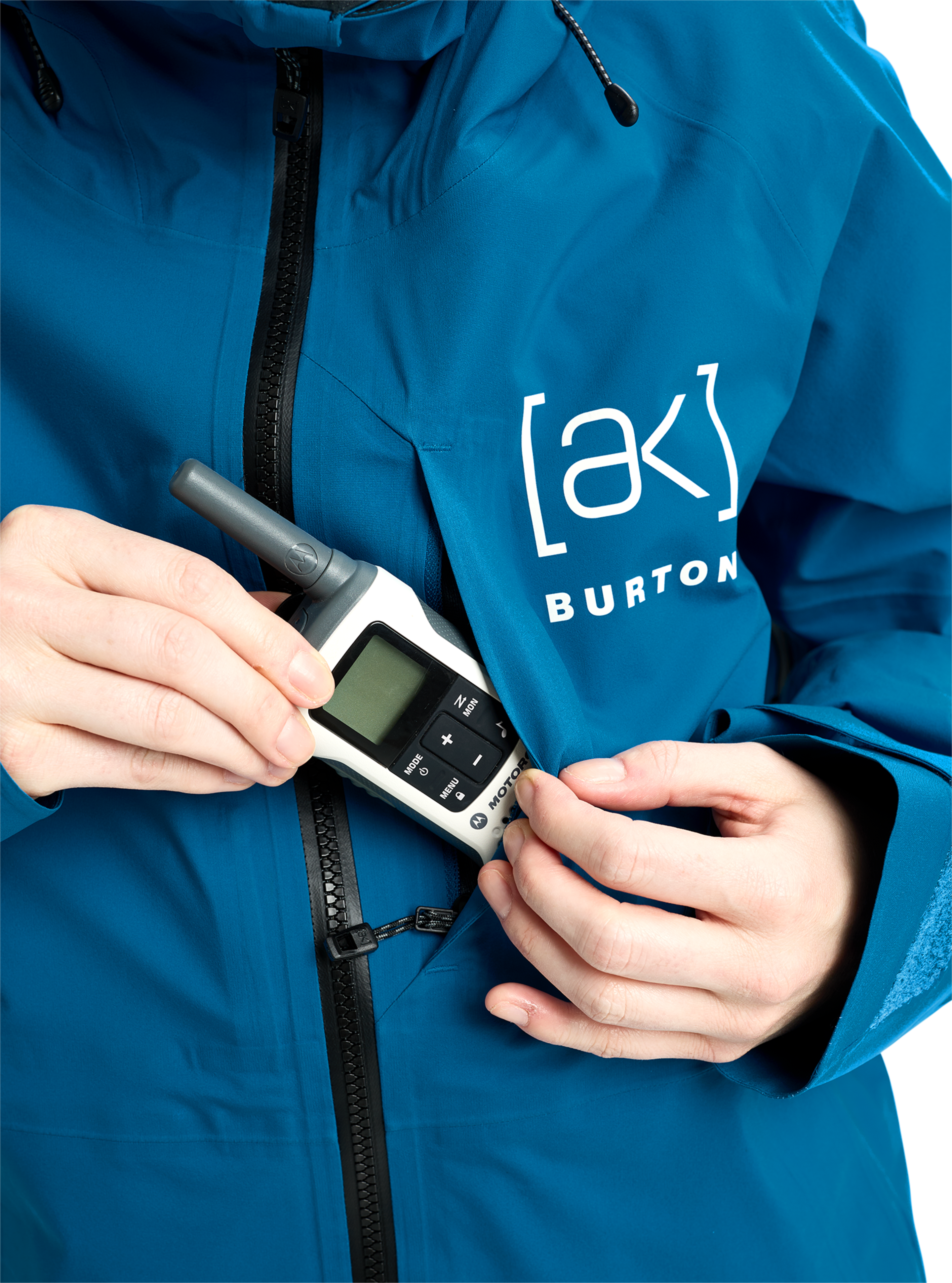 Burton ak Kimmy GORE-TEX 3L Stretch jakke Blue Teal vanntett