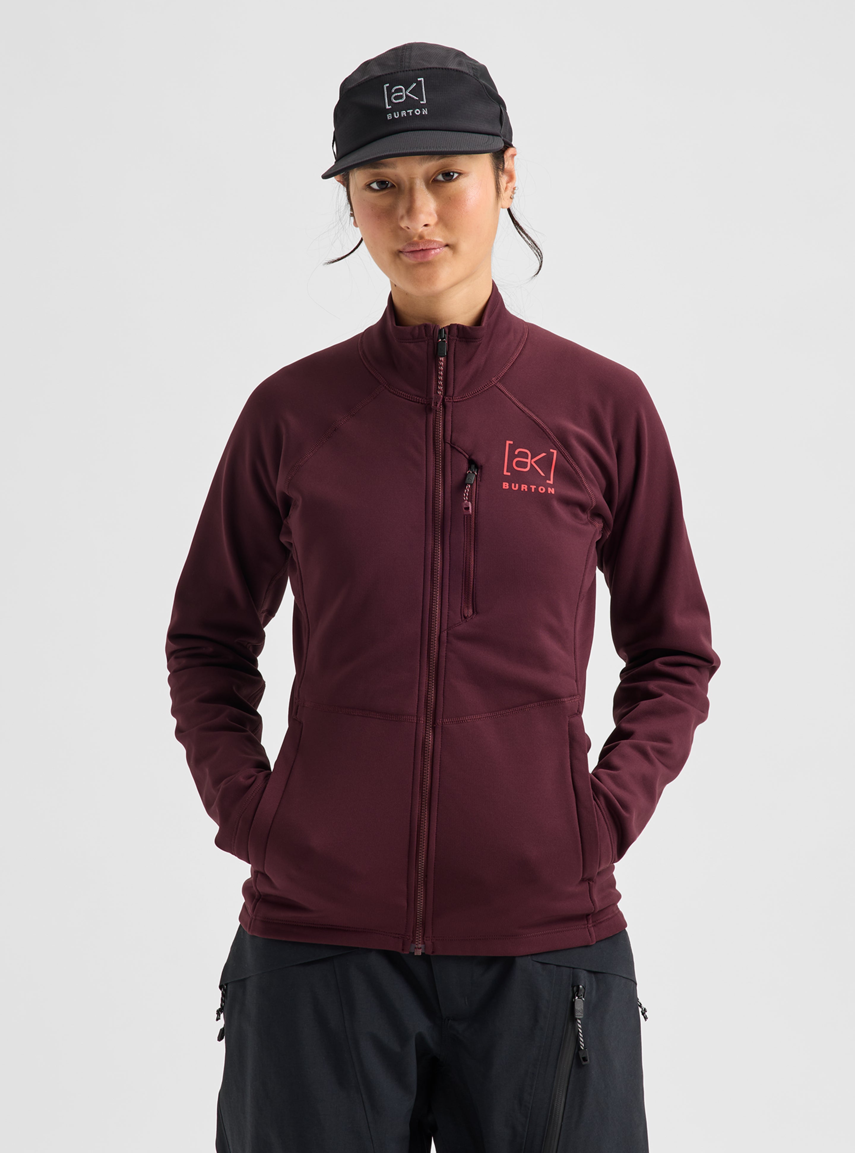 Burton [ak] Baker Stretch fleecejakke True Black stretch