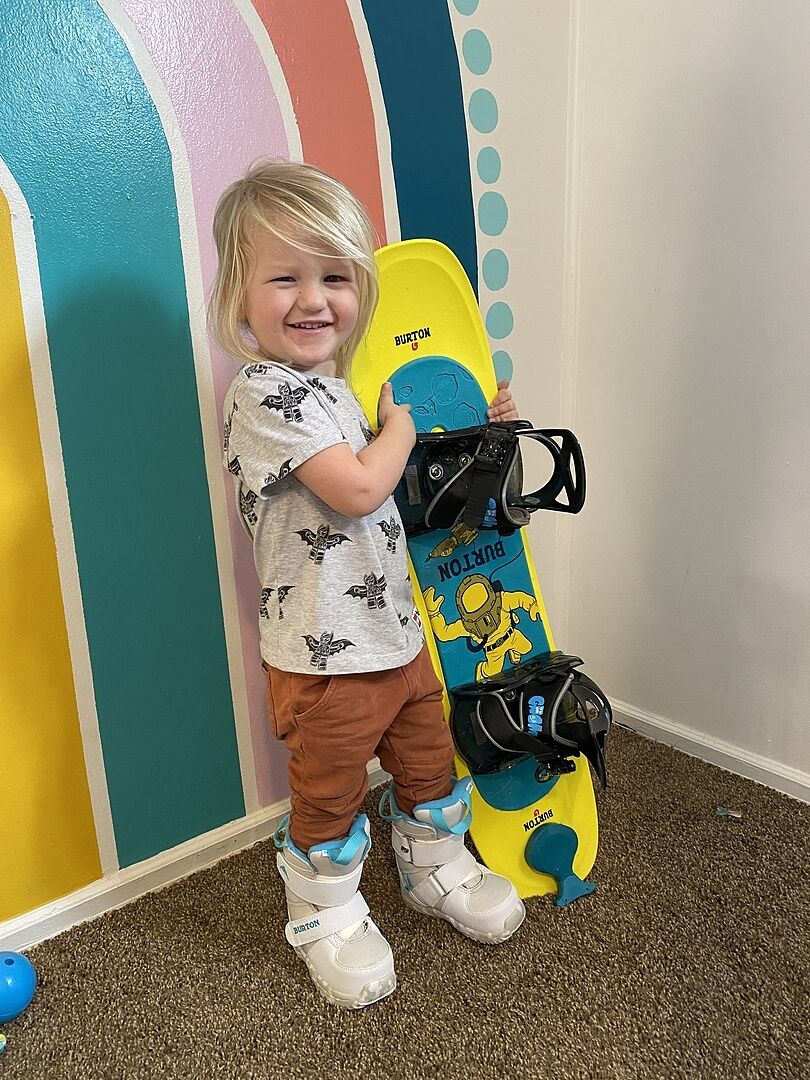 Burton Mini Grom snowboardstøvler Black myke barn