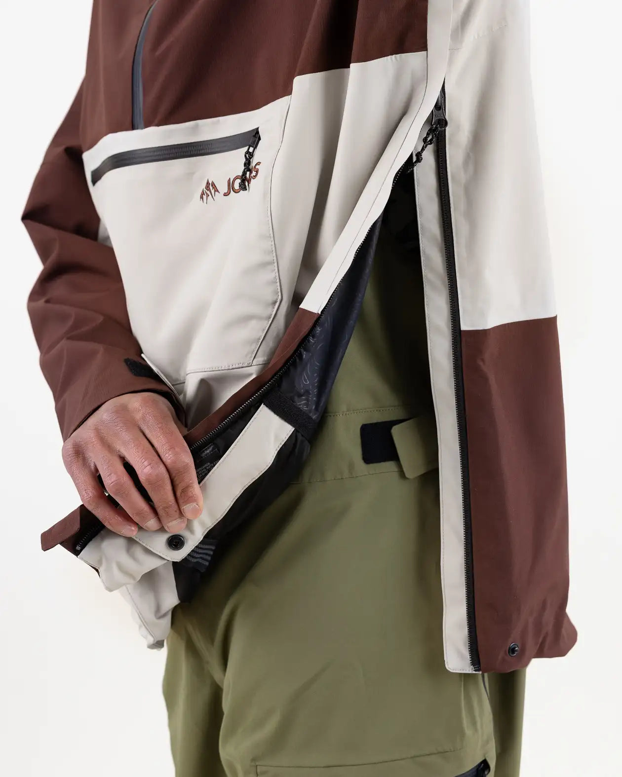 Jones MTN Surf anorakk herre 20K resirkulert pullover