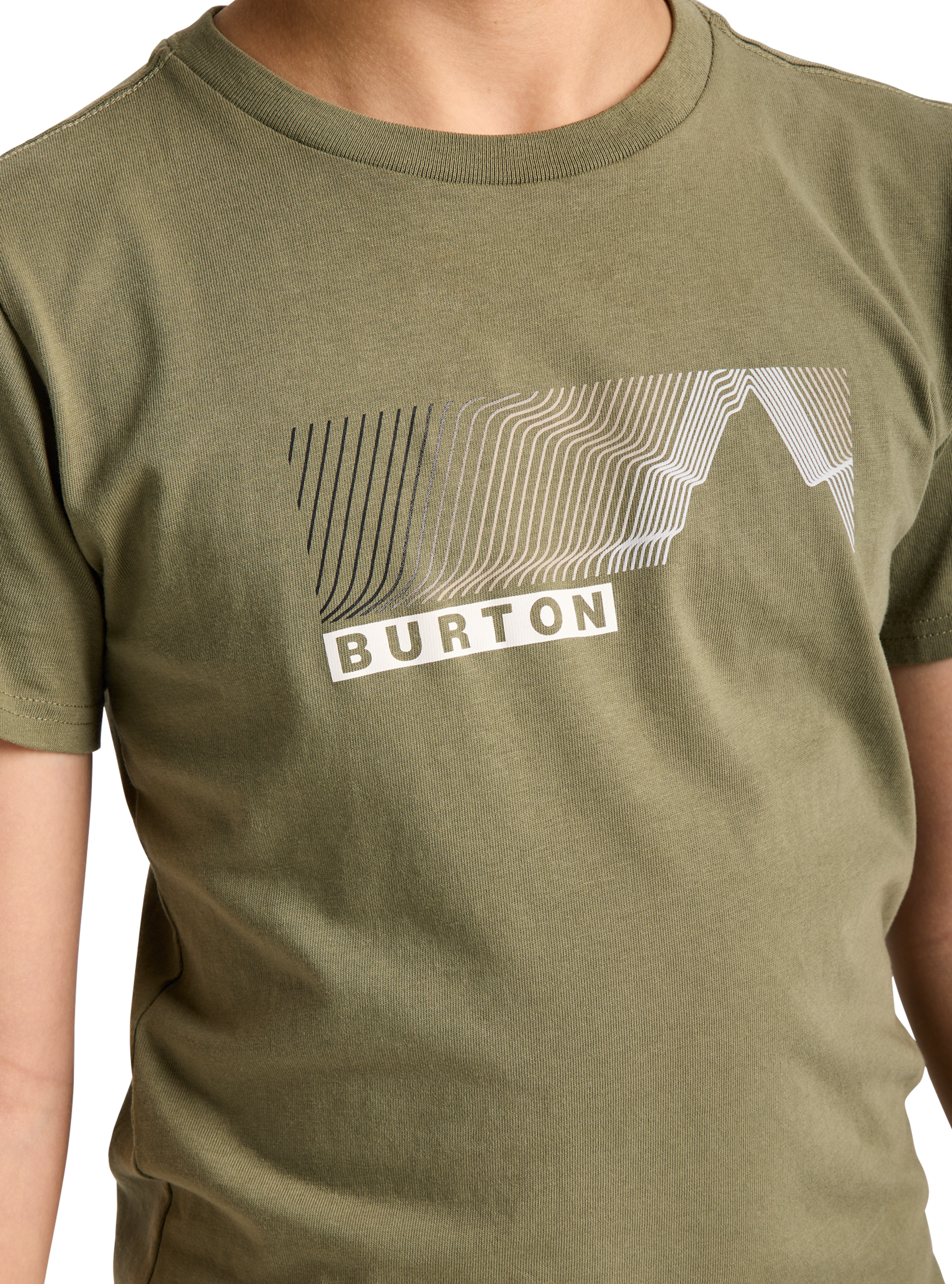 Burton Elmore t-skjorte barn Forest Moss økologisk bomull