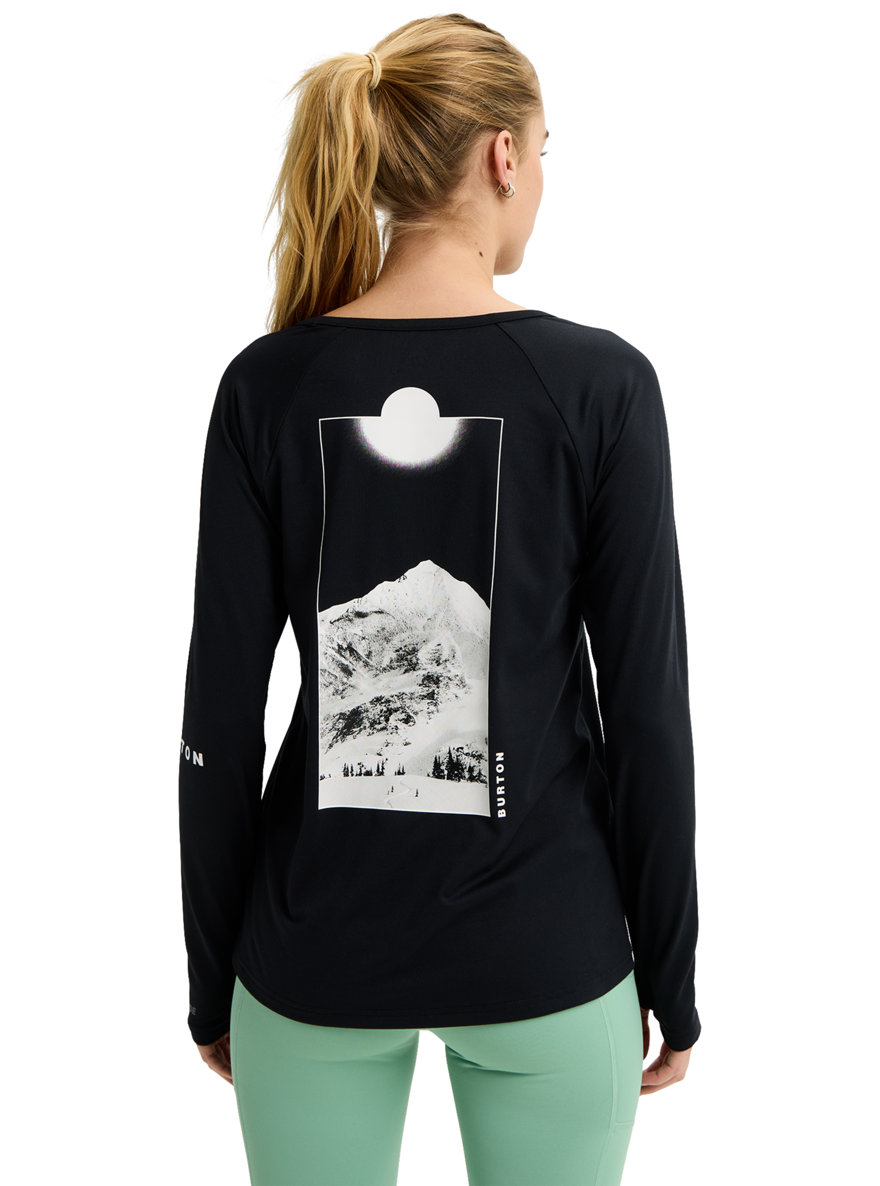 Burton Roadie Base Layer Tech T-Shirt undertrøye True Black pustende