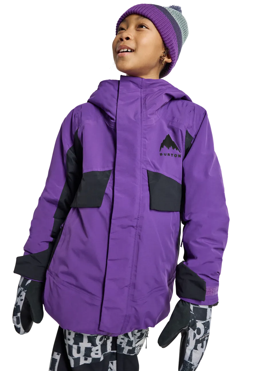 Burton Ascutney 2L jakke barn Imperial Purple