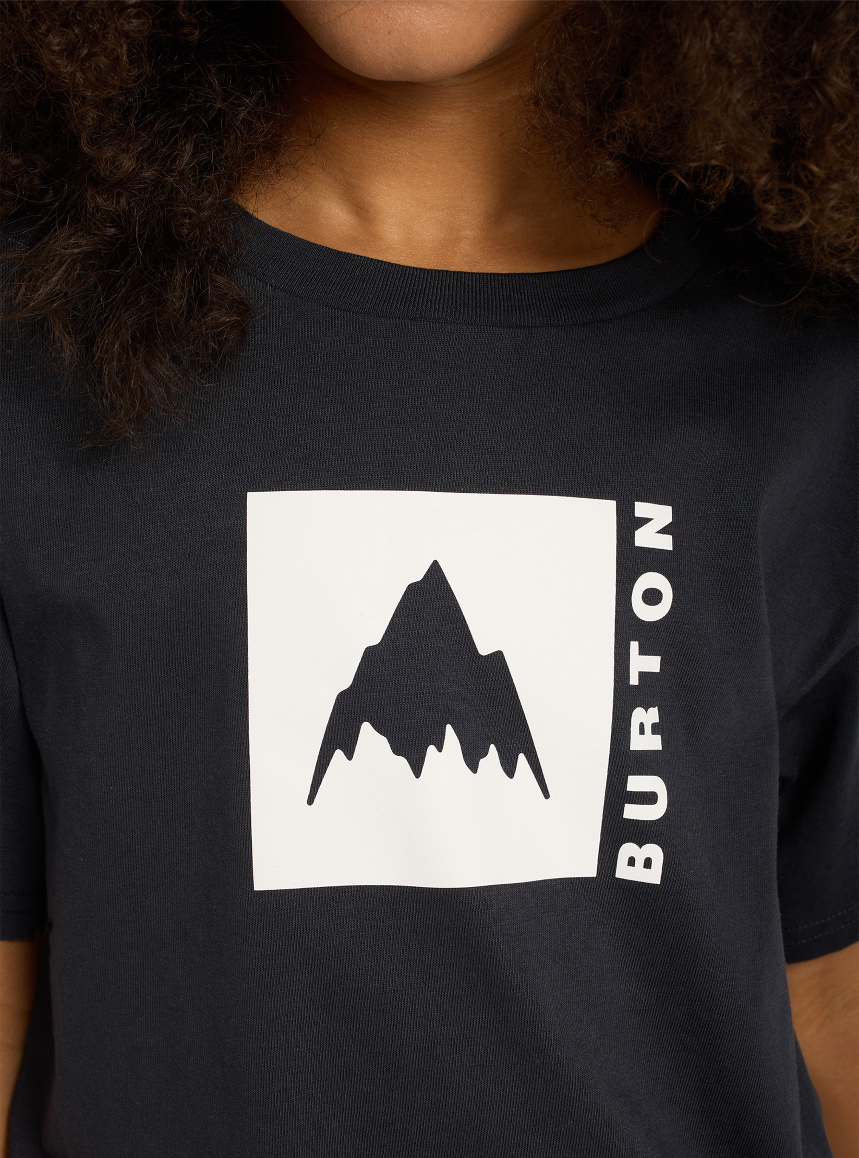 Burton Classic Mountain T-skjorte barn Moondust Purple