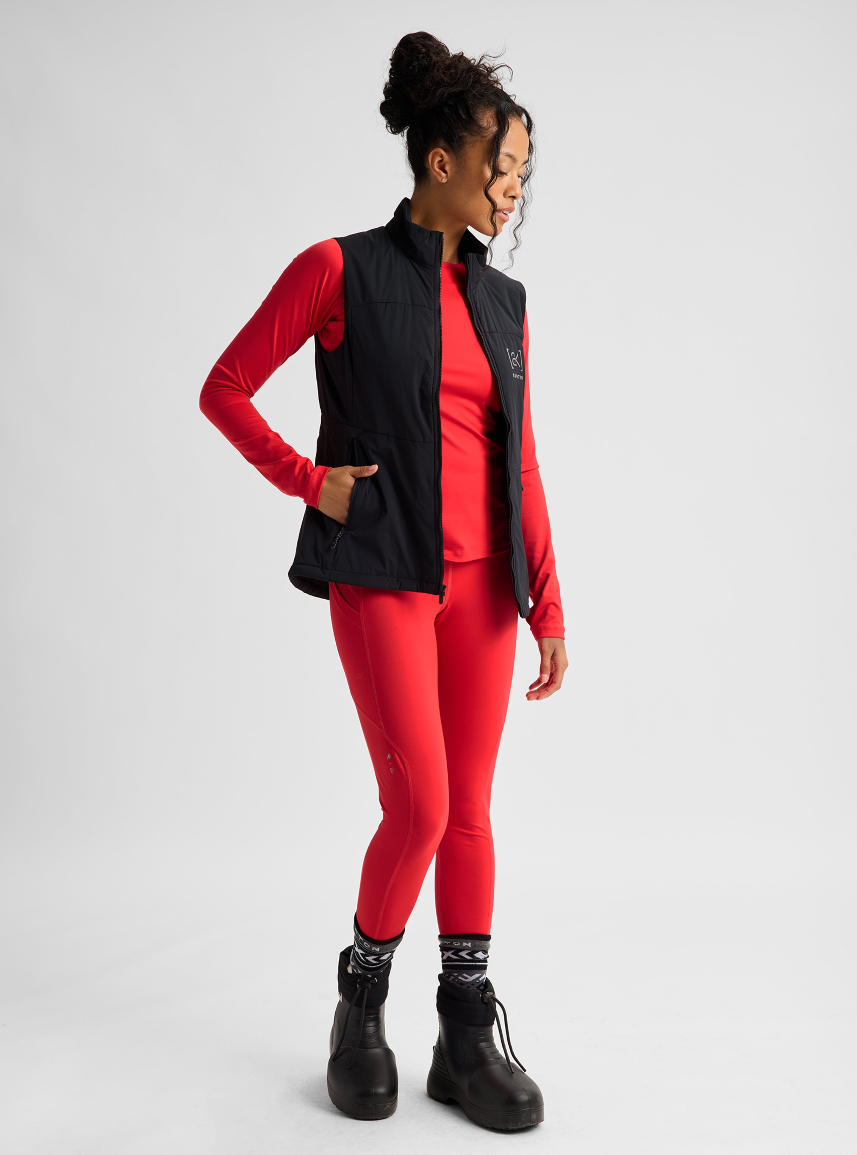Burton Midweight stillongs dame True Black mellomtykk